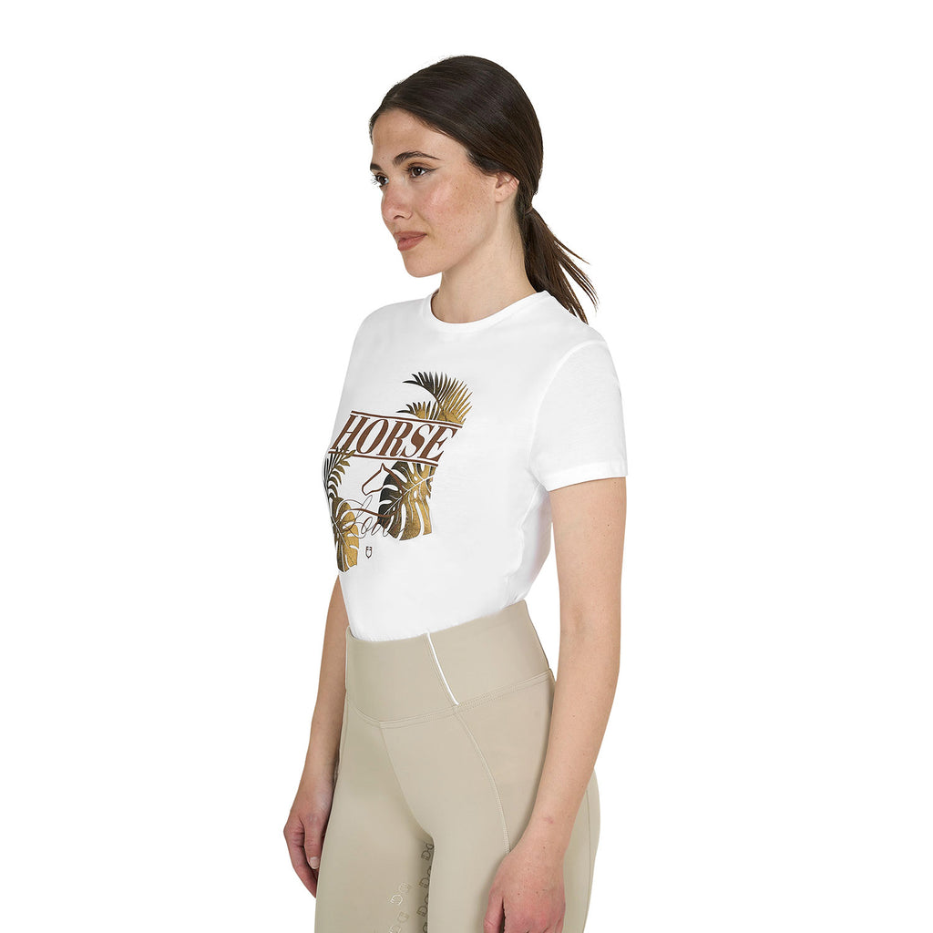 Women's Horse Palm cotton T-shirt