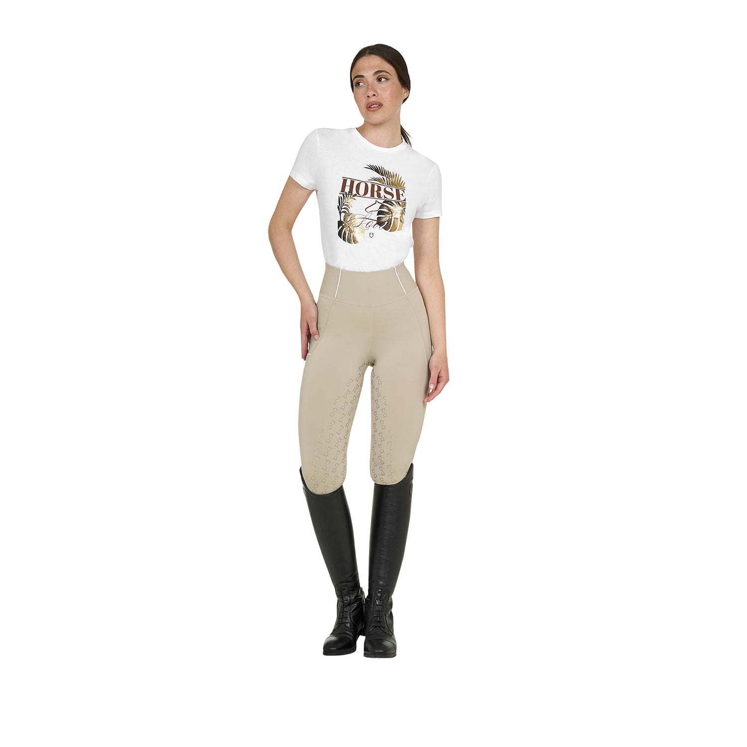 Women's Horse Palm cotton T-shirt