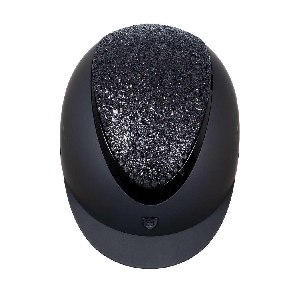 Narrow visor helmet with rhinestones EN 1384-2023 homologation