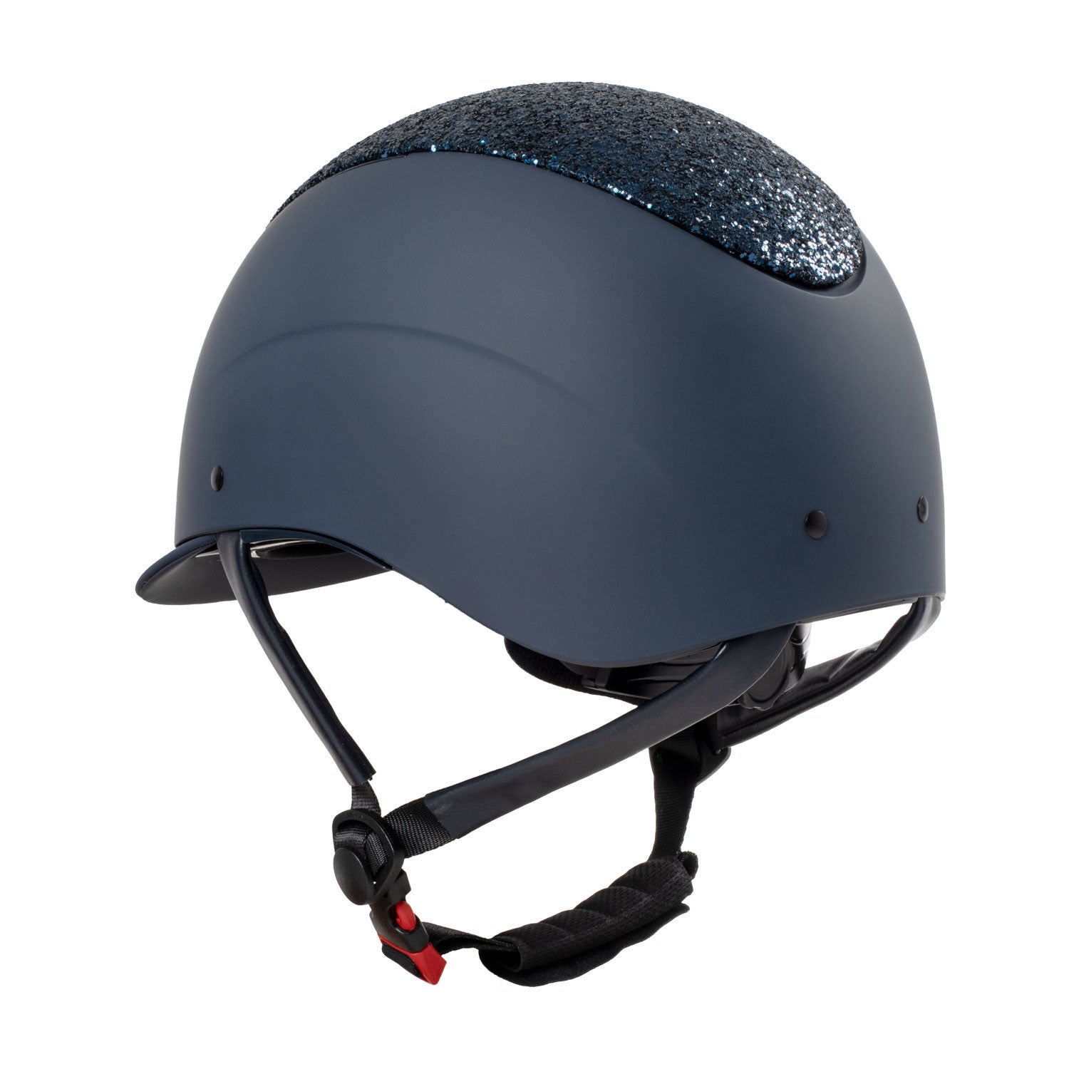 Narrow visor helmet with rhinestones EN 1384-2023 homologation