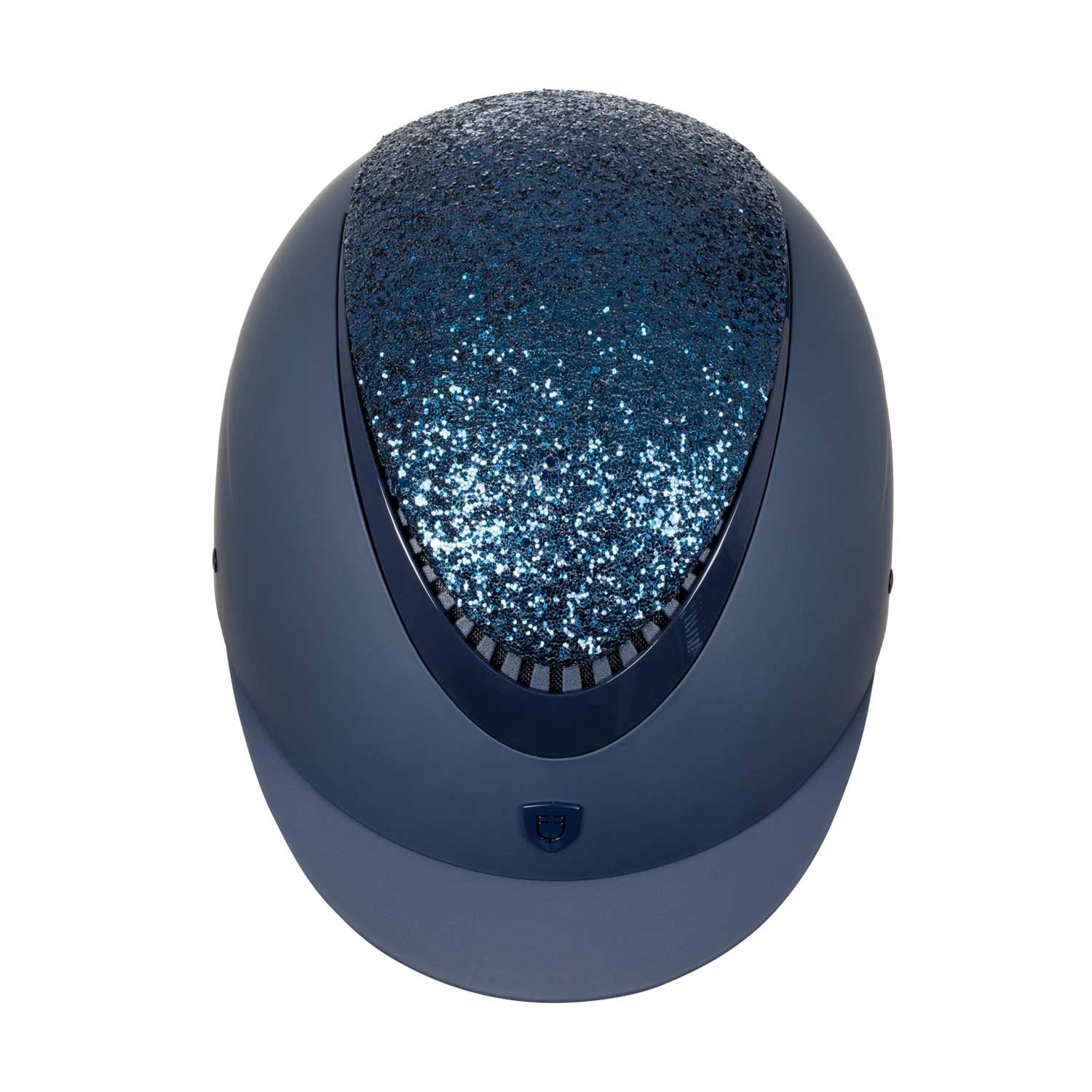 Narrow visor helmet with rhinestones EN 1384-2023 homologation