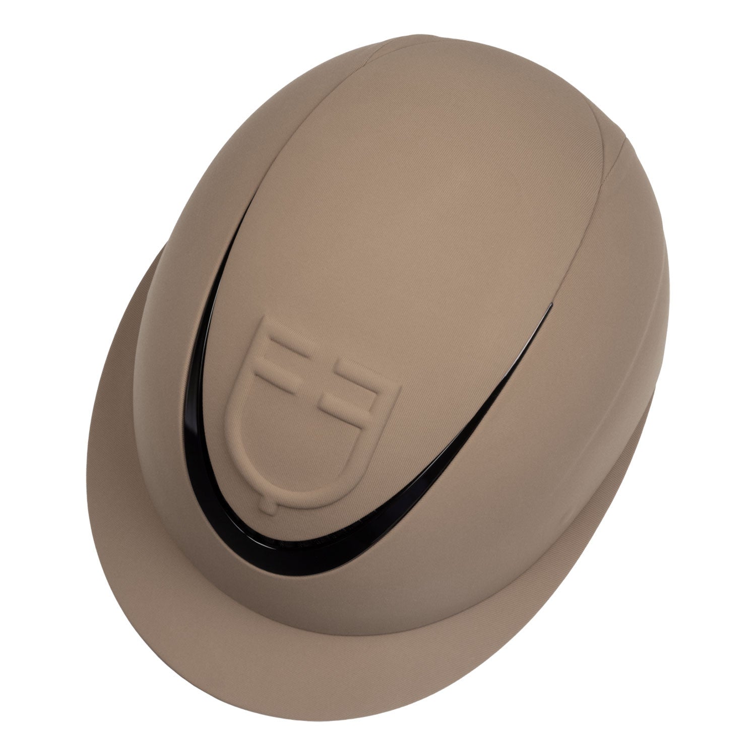 Women's helmet with wide visor and embossed logo homologation EN 1384-2023