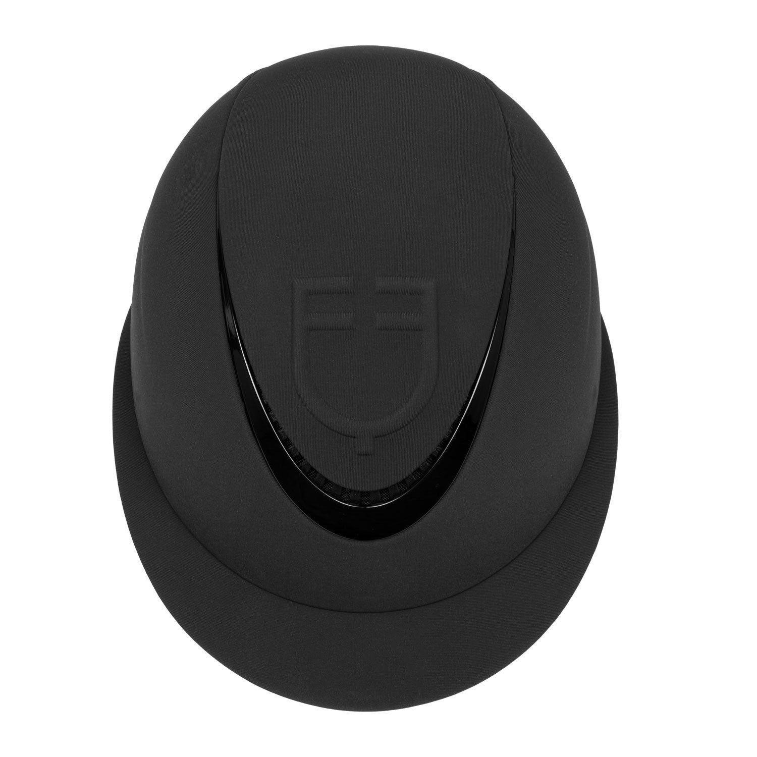 Women's helmet with wide visor and embossed logo homologation EN 1384-2023