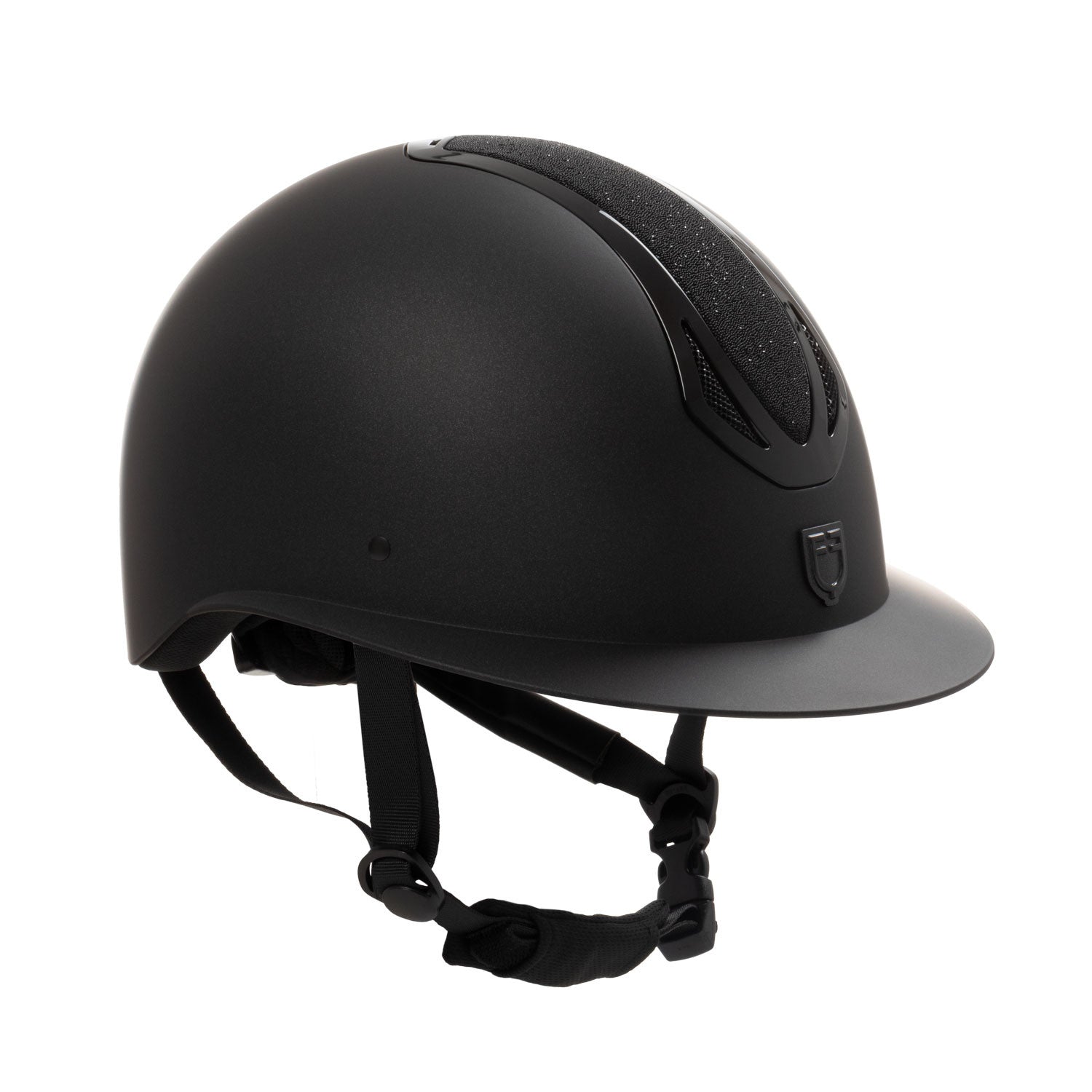Azael Stone women's helmet with wide visor and rhinestones homologation EN 1384-2023