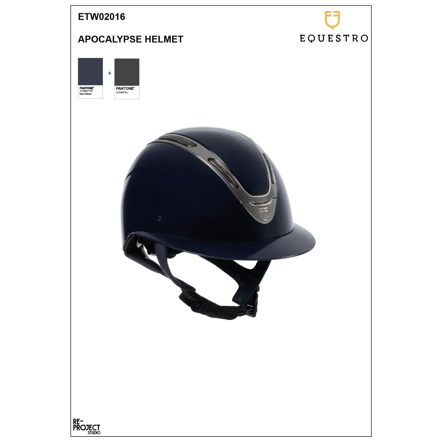 Women's Apocalypse helmet glossy shell homologation EN 1384-2023