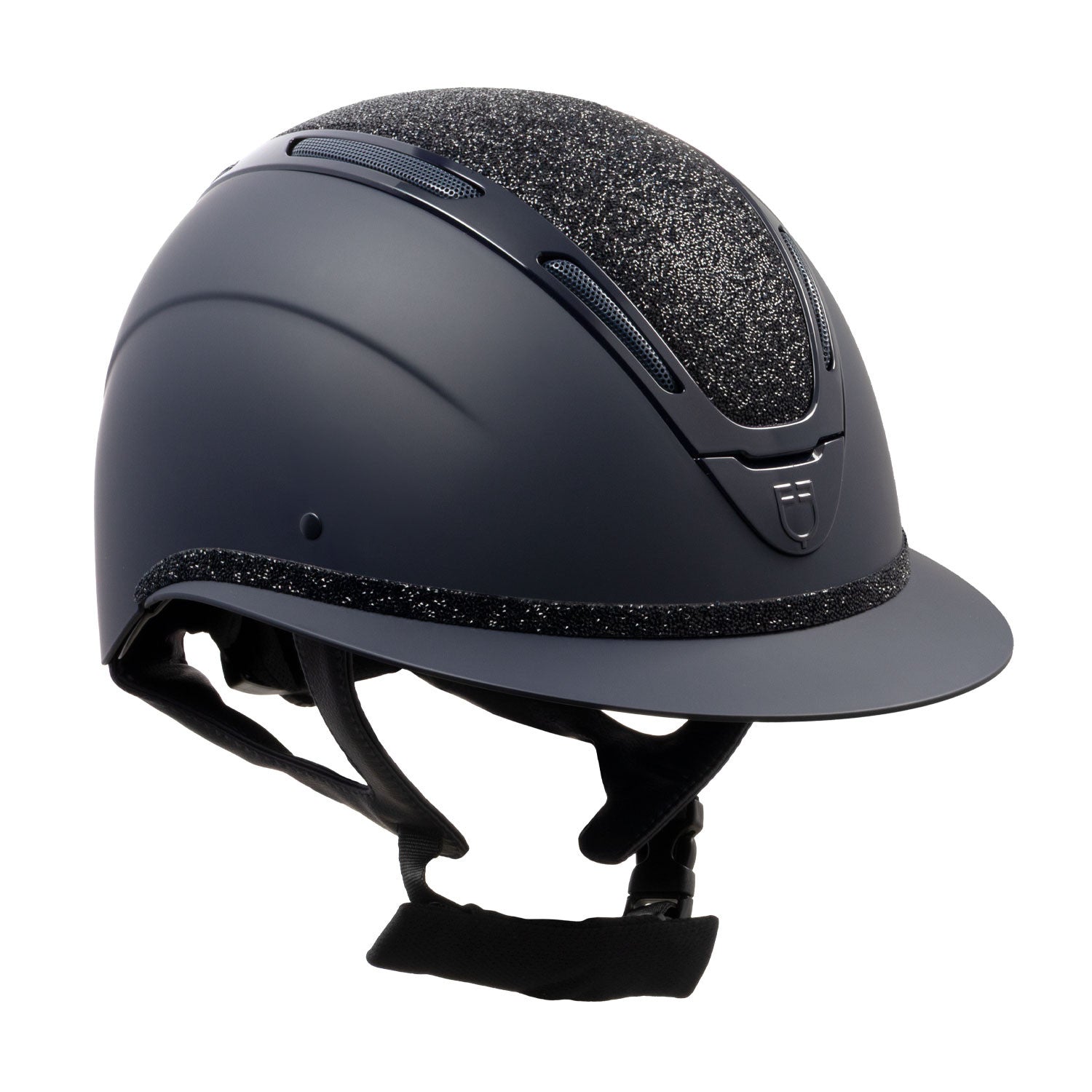 Equestro Women's Apocalypse helmet matte shell and rhinestones homologation EN 1384-2023