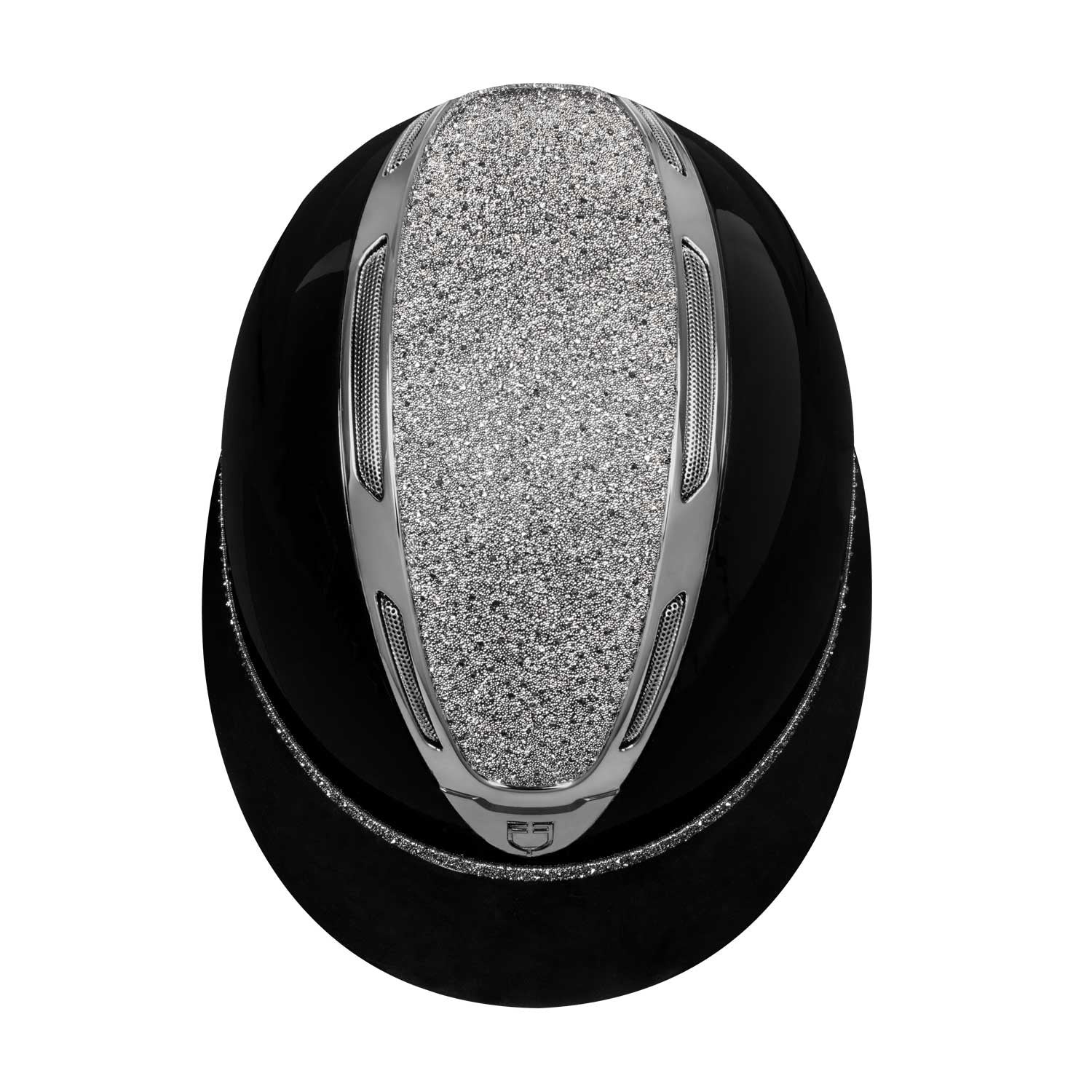 Women's Apocalypse helmet glossy shell and rhinestones homologation EN 1384-2023