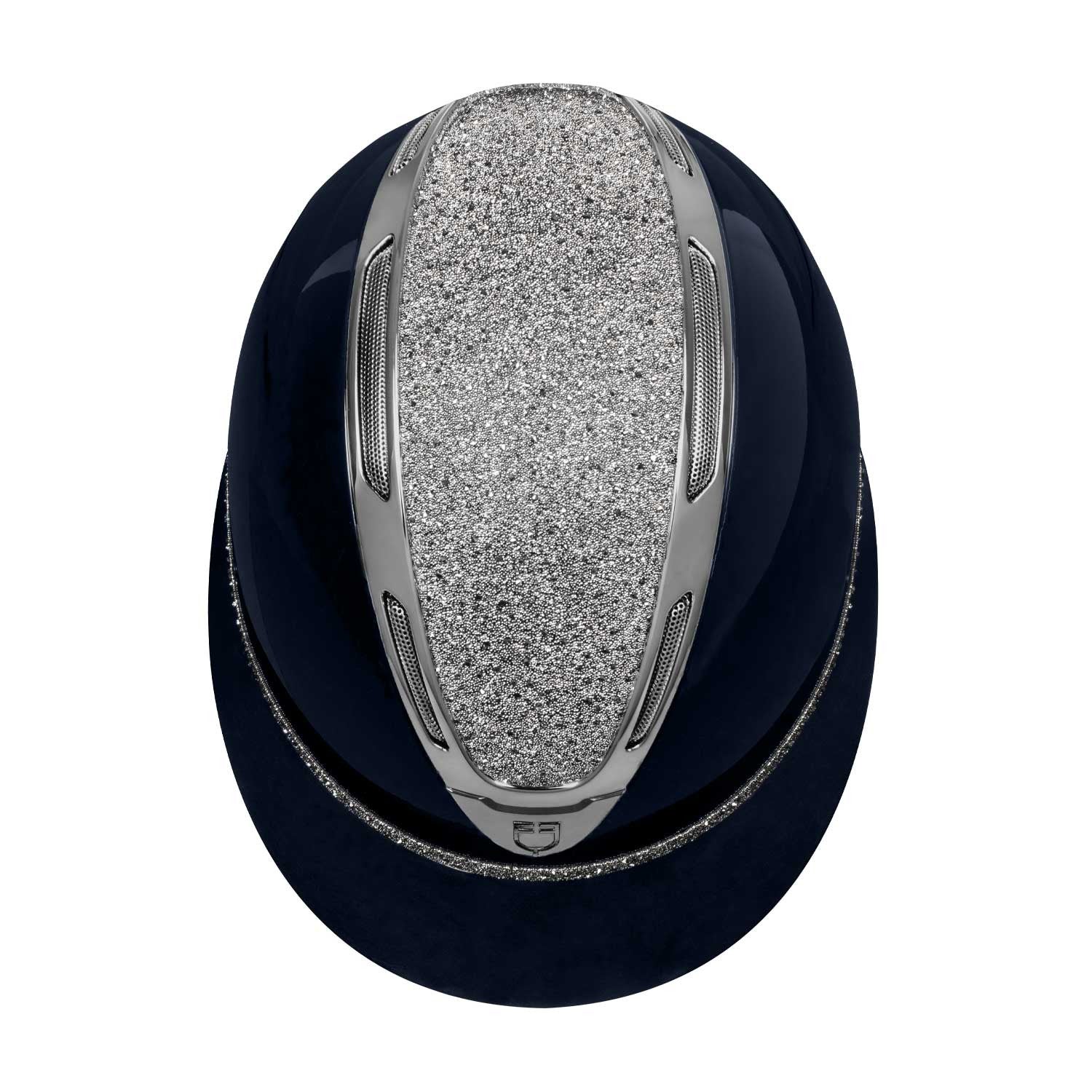 Women's Apocalypse helmet glossy shell and rhinestones homologation EN 1384-2023