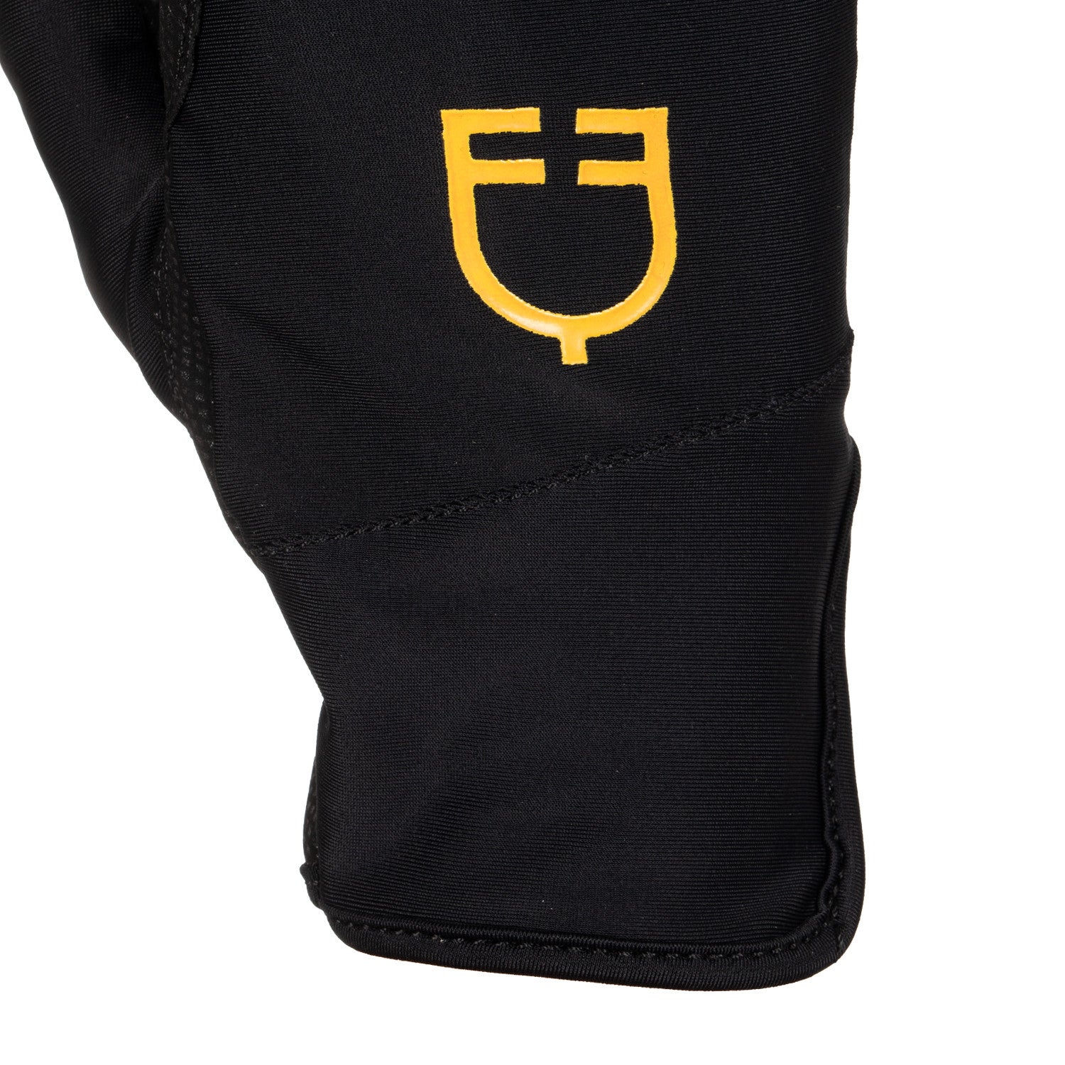Women's gloves in special elastane fabric with logo