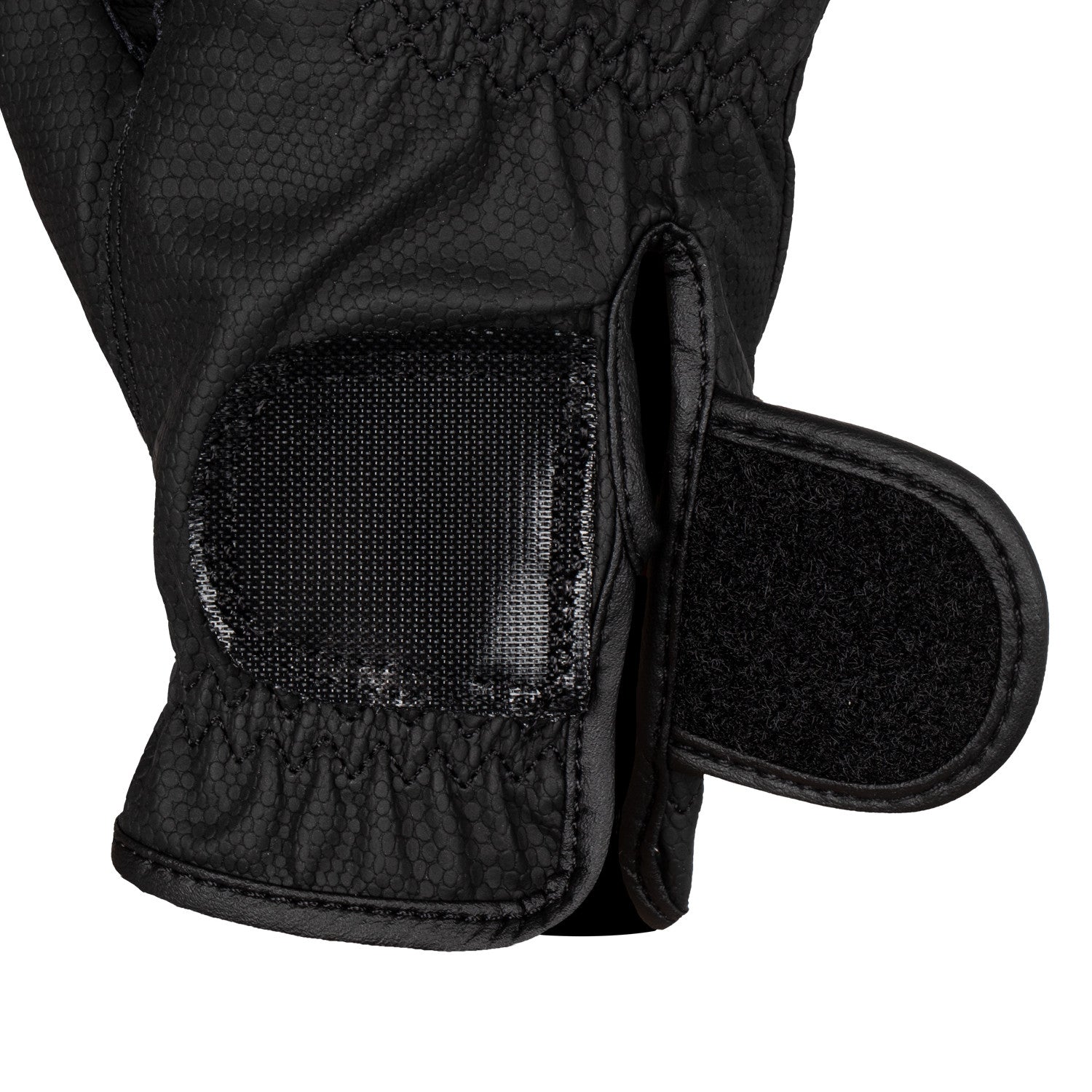 Women's gloves in soft technical fabric with glitter logo