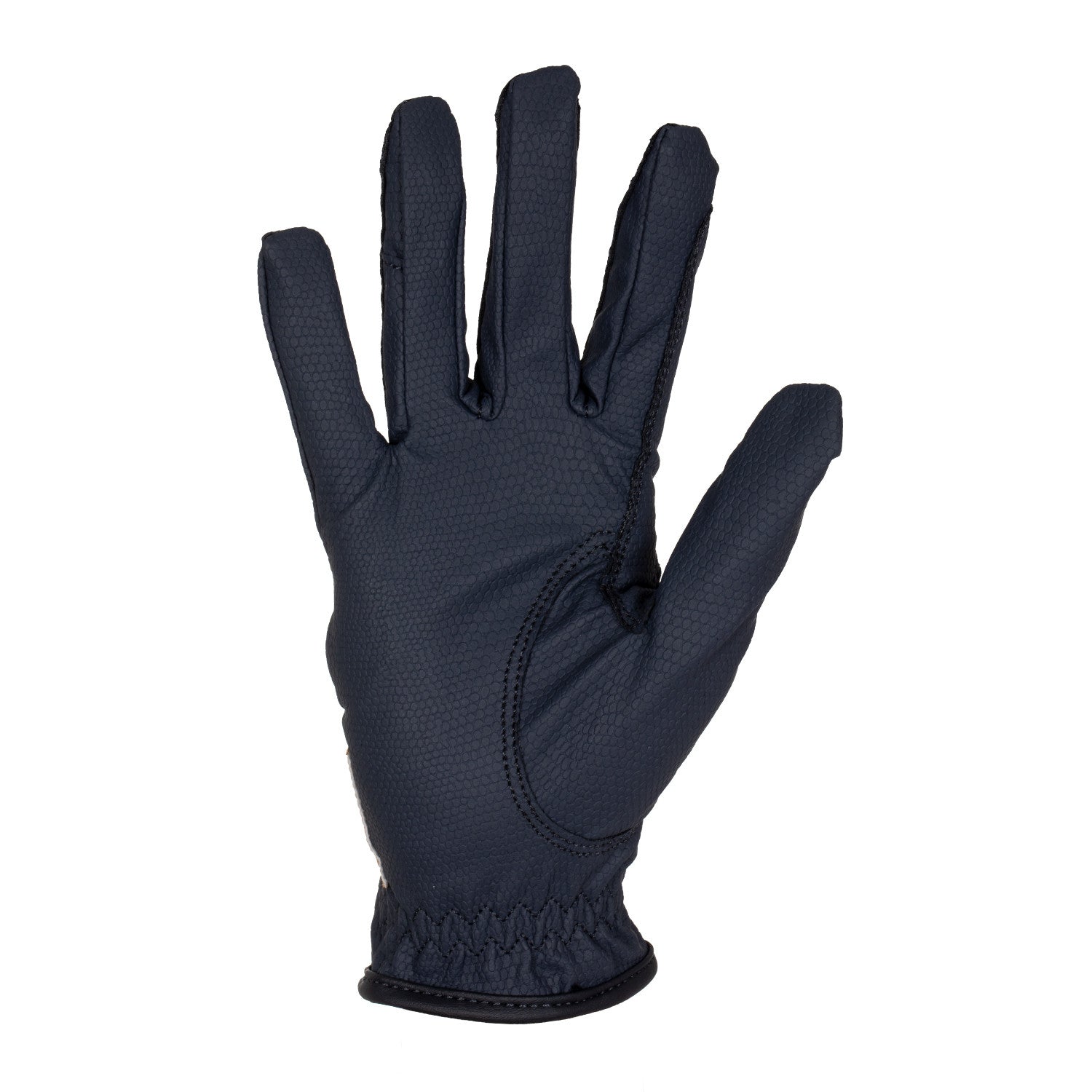 Women's gloves in soft technical fabric with glitter logo