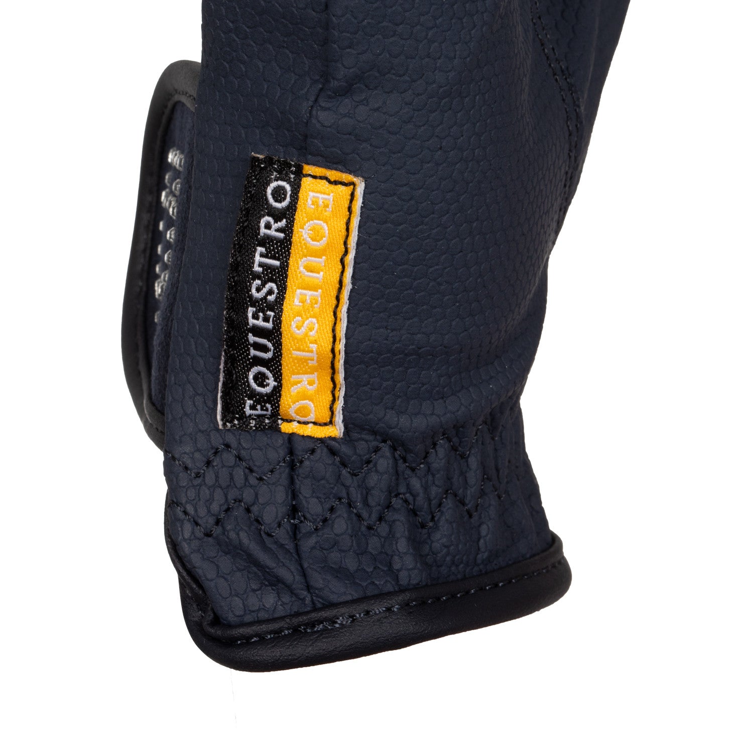 Women's gloves in soft technical fabric with glitter logo
