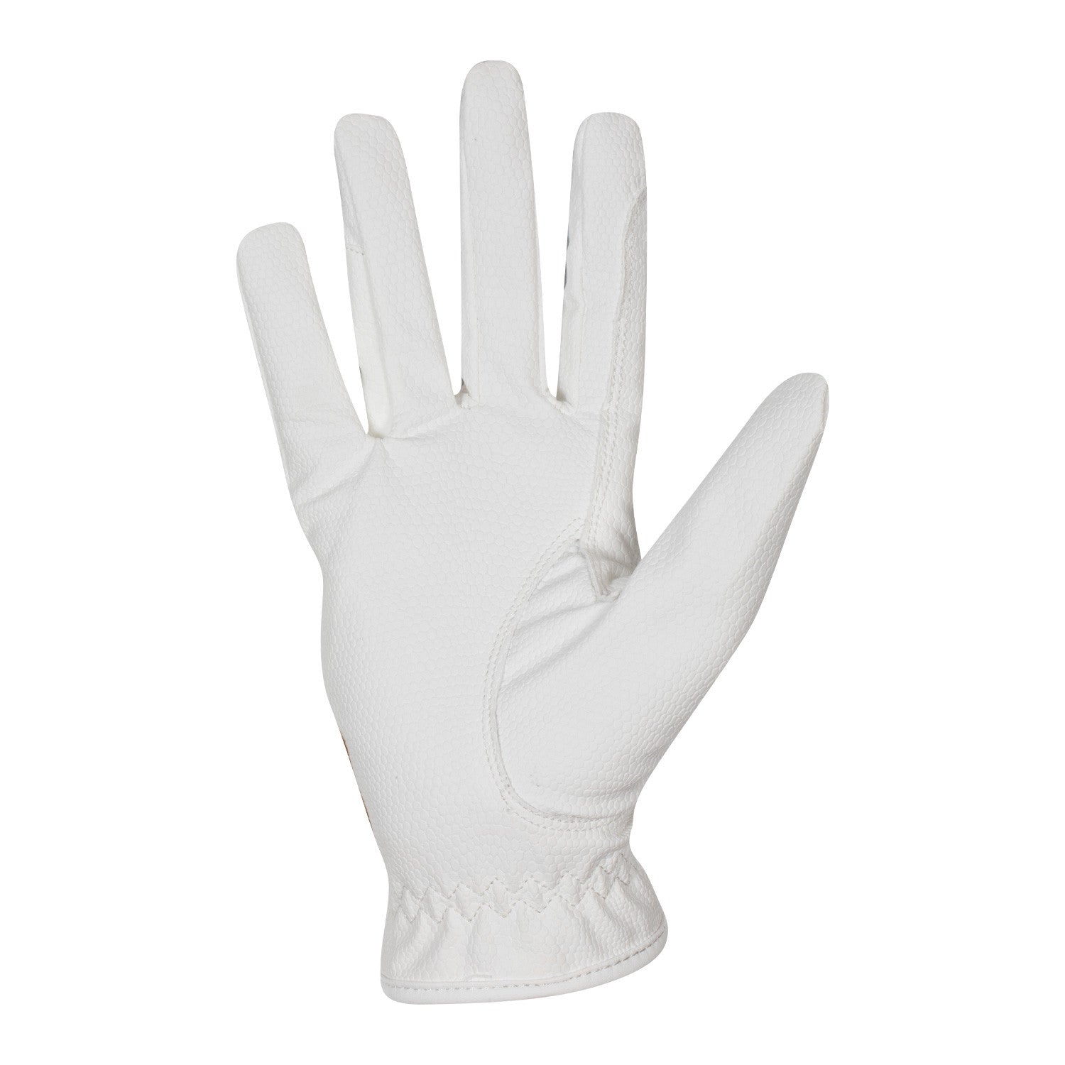 Women's gloves in soft technical fabric with glitter logo