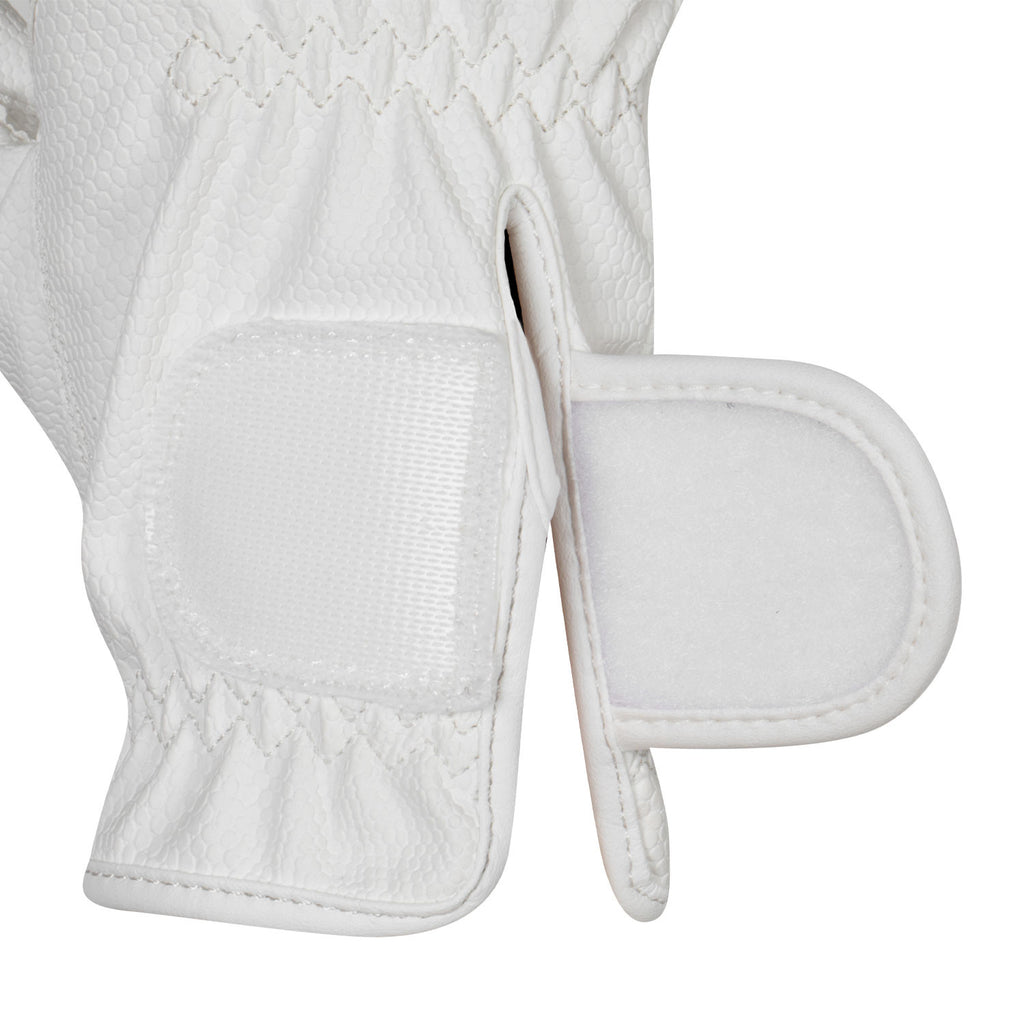 Women's gloves in soft technical fabric with glitter logo