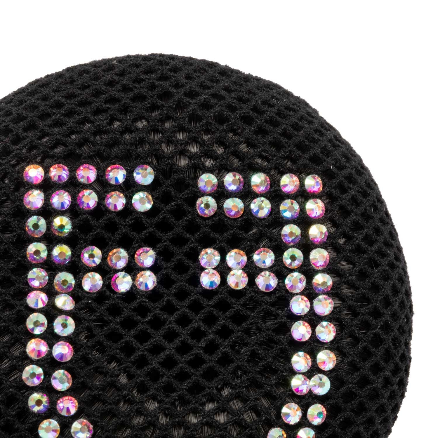 Hair net with rhinestones