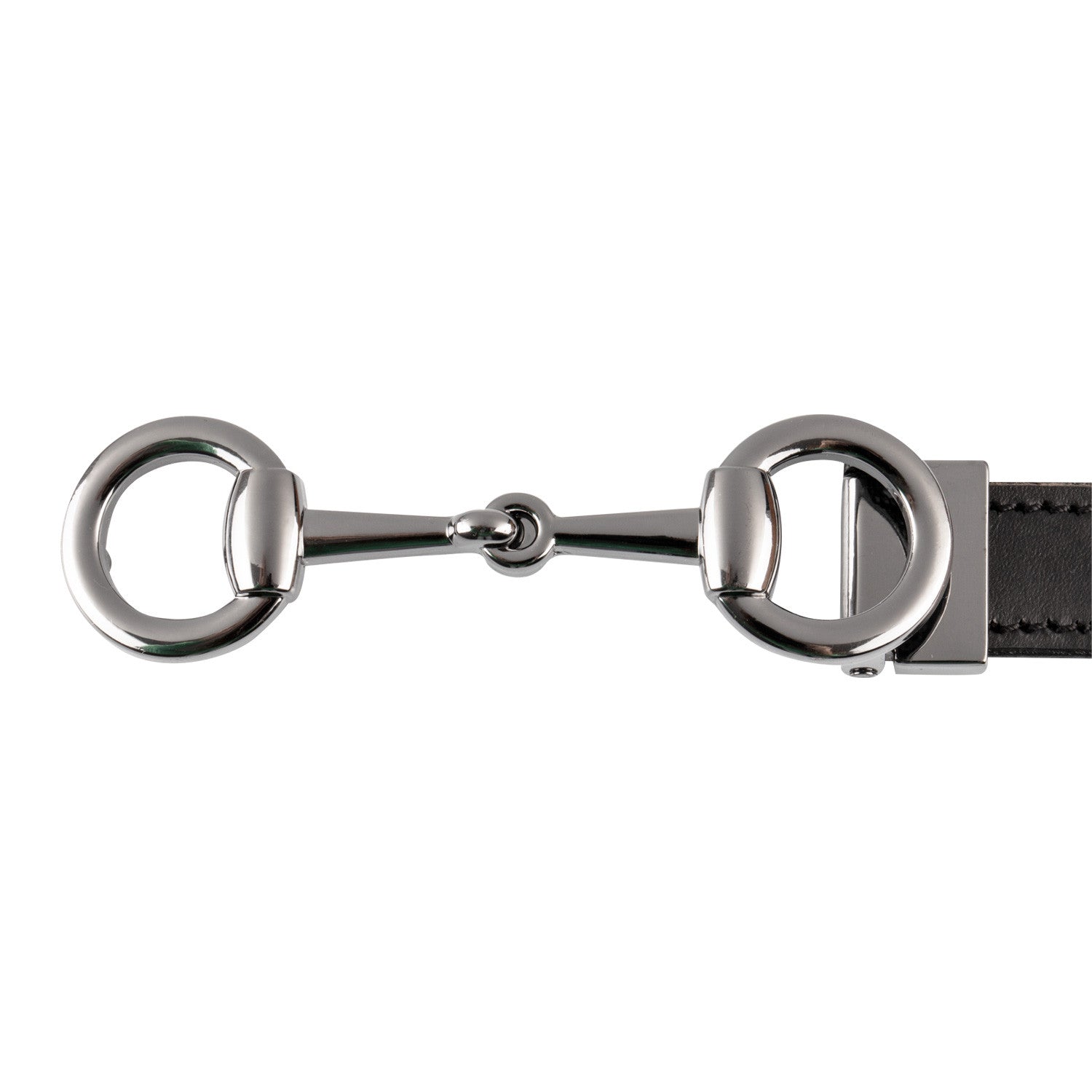Women's clincher belt snaffle bit buckle