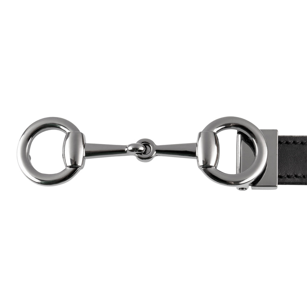 Women's clincher belt snaffle bit buckle
