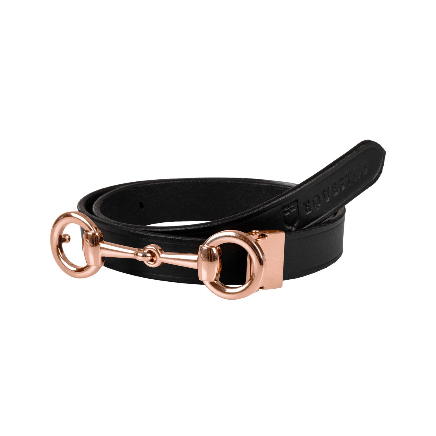 Women's belt snaffle bit buckle
