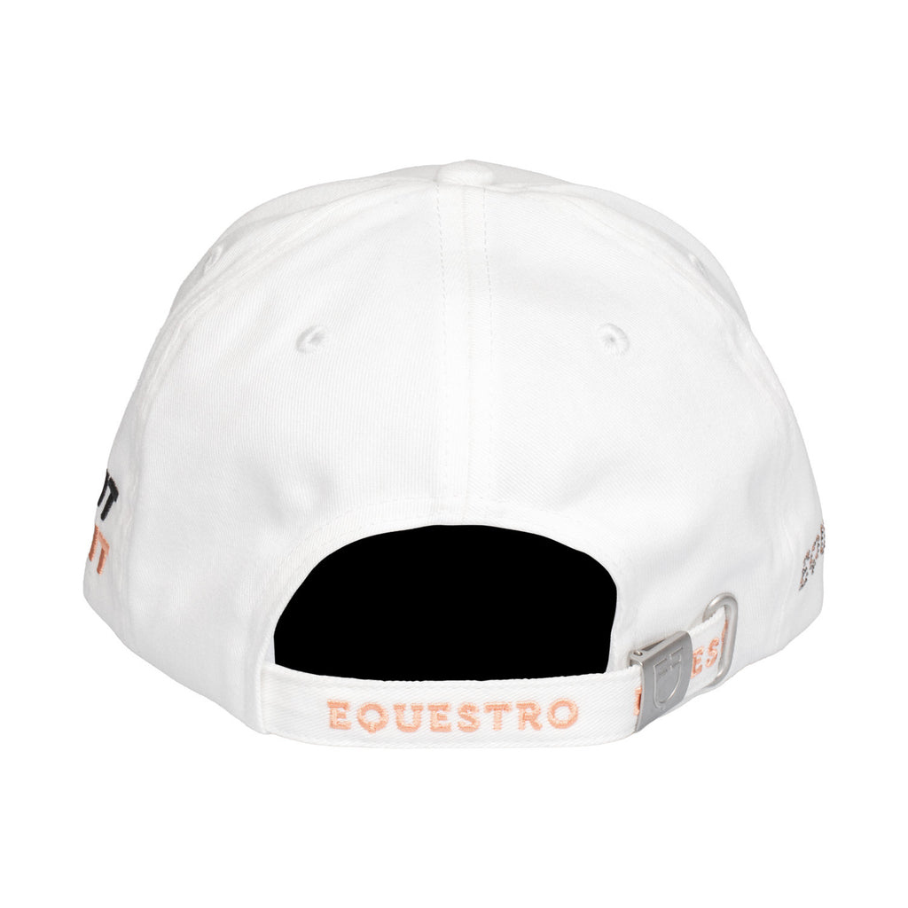 Baseball cap with rhinestone logo