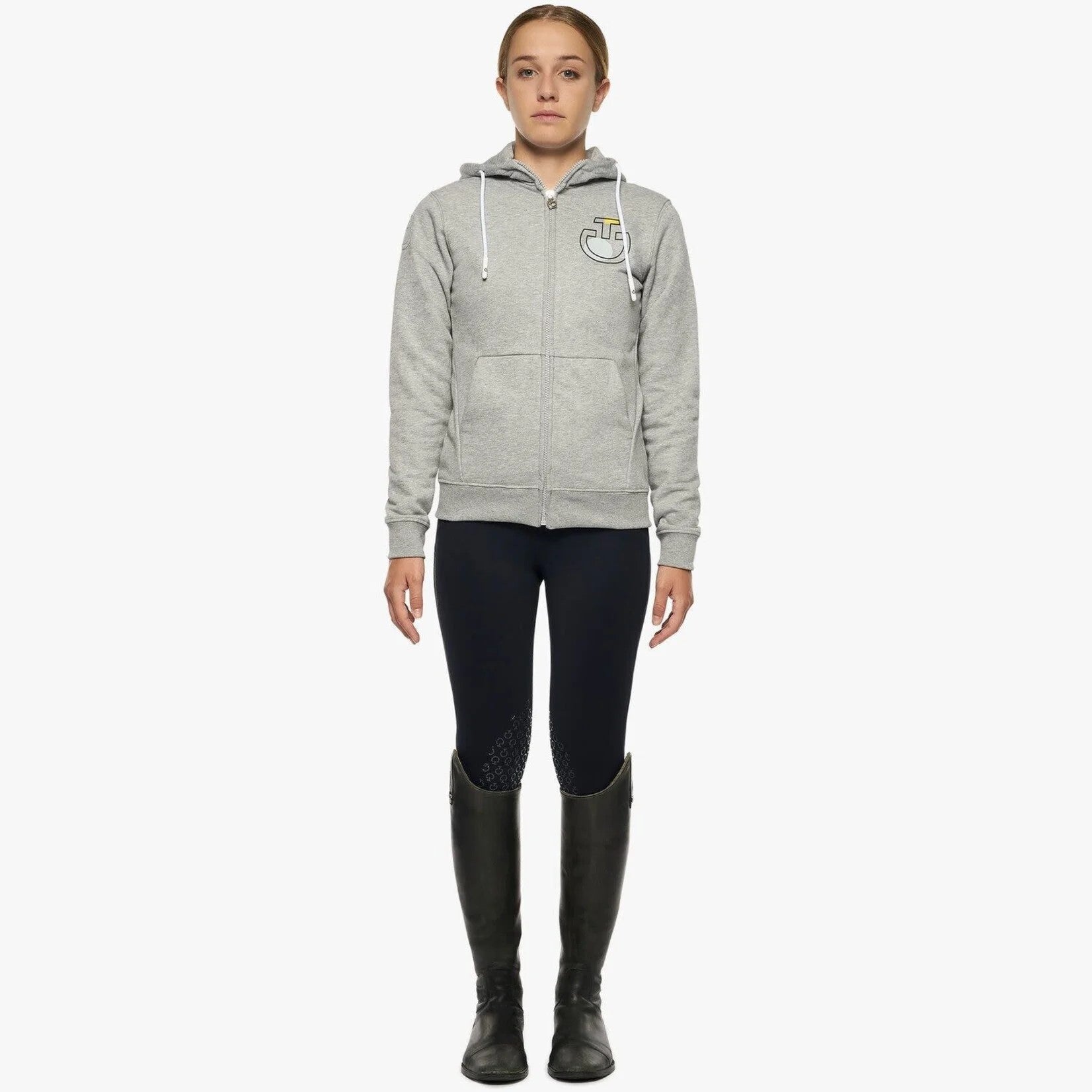 Cavalleria Toscana Kids Zip Hoodie- FEA008