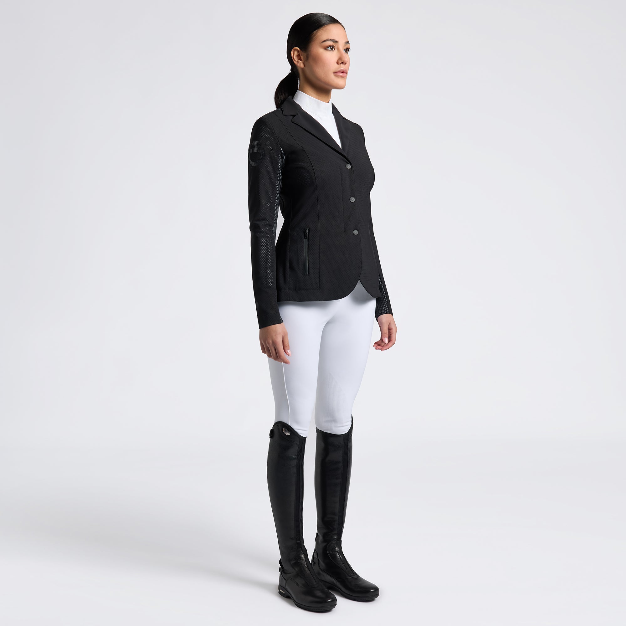 Cavalleria Toscana Revo All over perforated Light Tech Knit Show Jacket