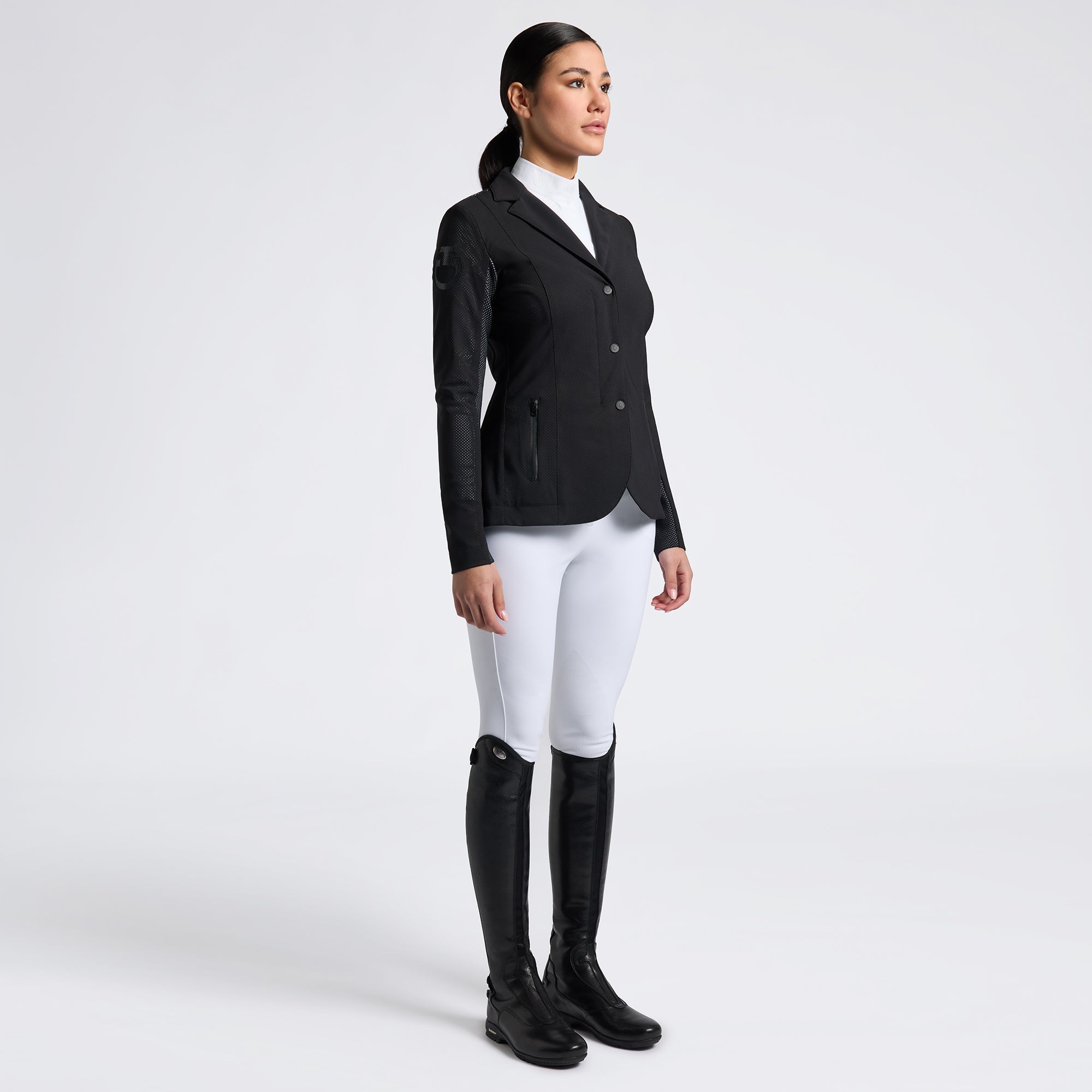 Cavalleria Toscana Revo All over perforated Light Tech Knit Show Jacket - M and L