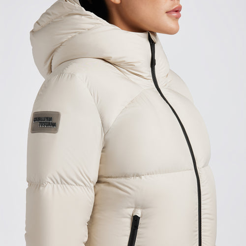 Cavalleria Toscana AW24 Hooded Down Padded Nylon Parka- GID301 - Large