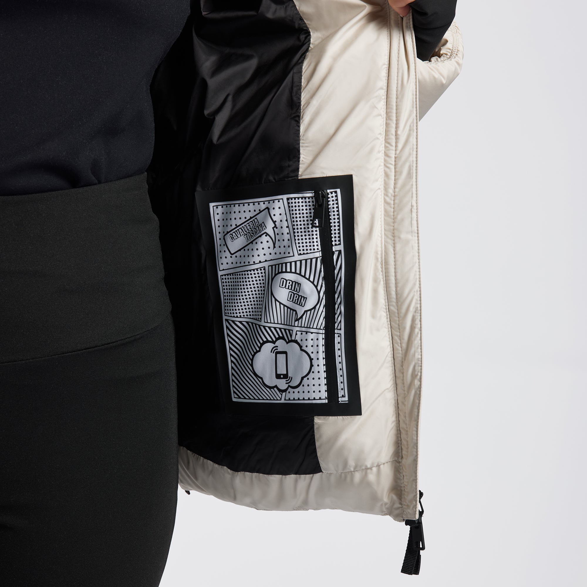 Cavalleria Toscana AW24 Hooded Down Padded Nylon Parka- GID301 - Large