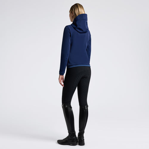 Cavalleria Toscana SS25 Perforated Jersey Hooded Softshell Jacket- GID307