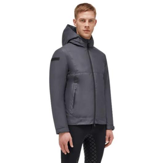 Cavalleria Toscana Mens Hooded Shell Jacket with quilted lining - Medium