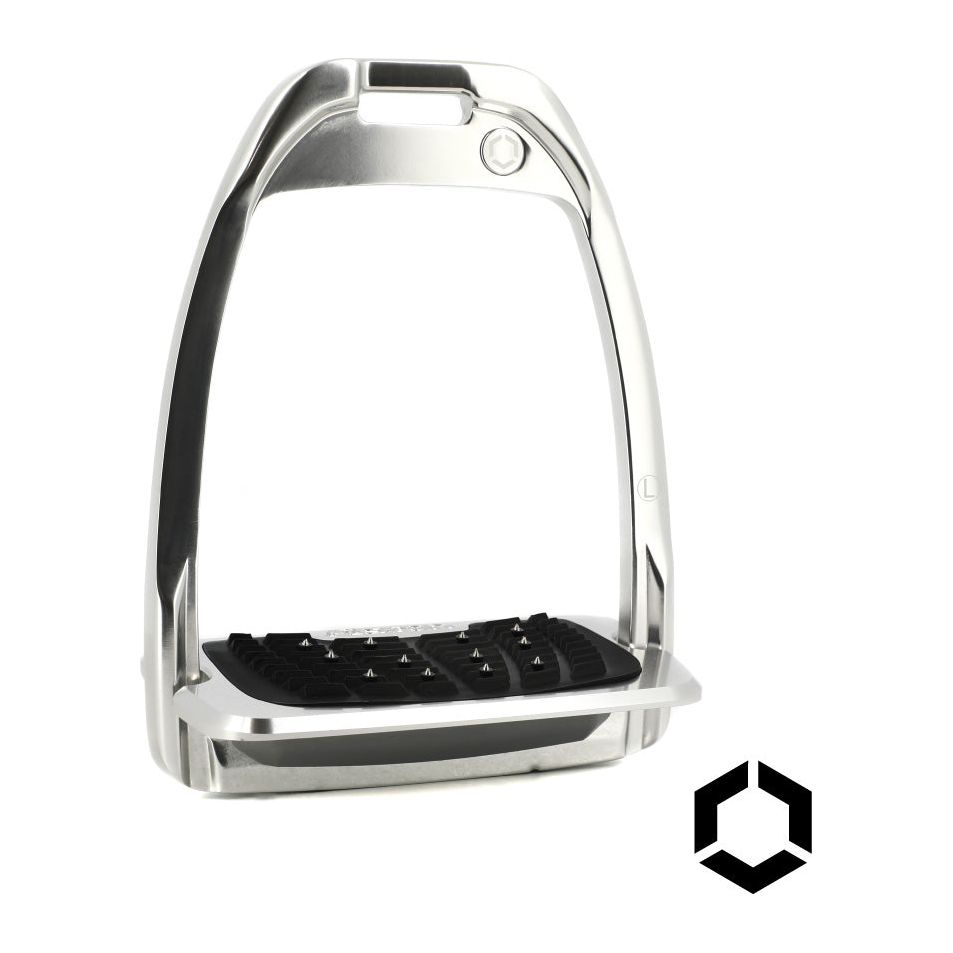 Flex-On Hunter H Stirrup - Chromed for super shine!