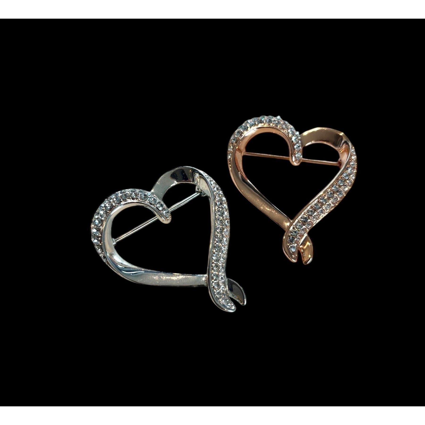SD Design Heart Stockpin