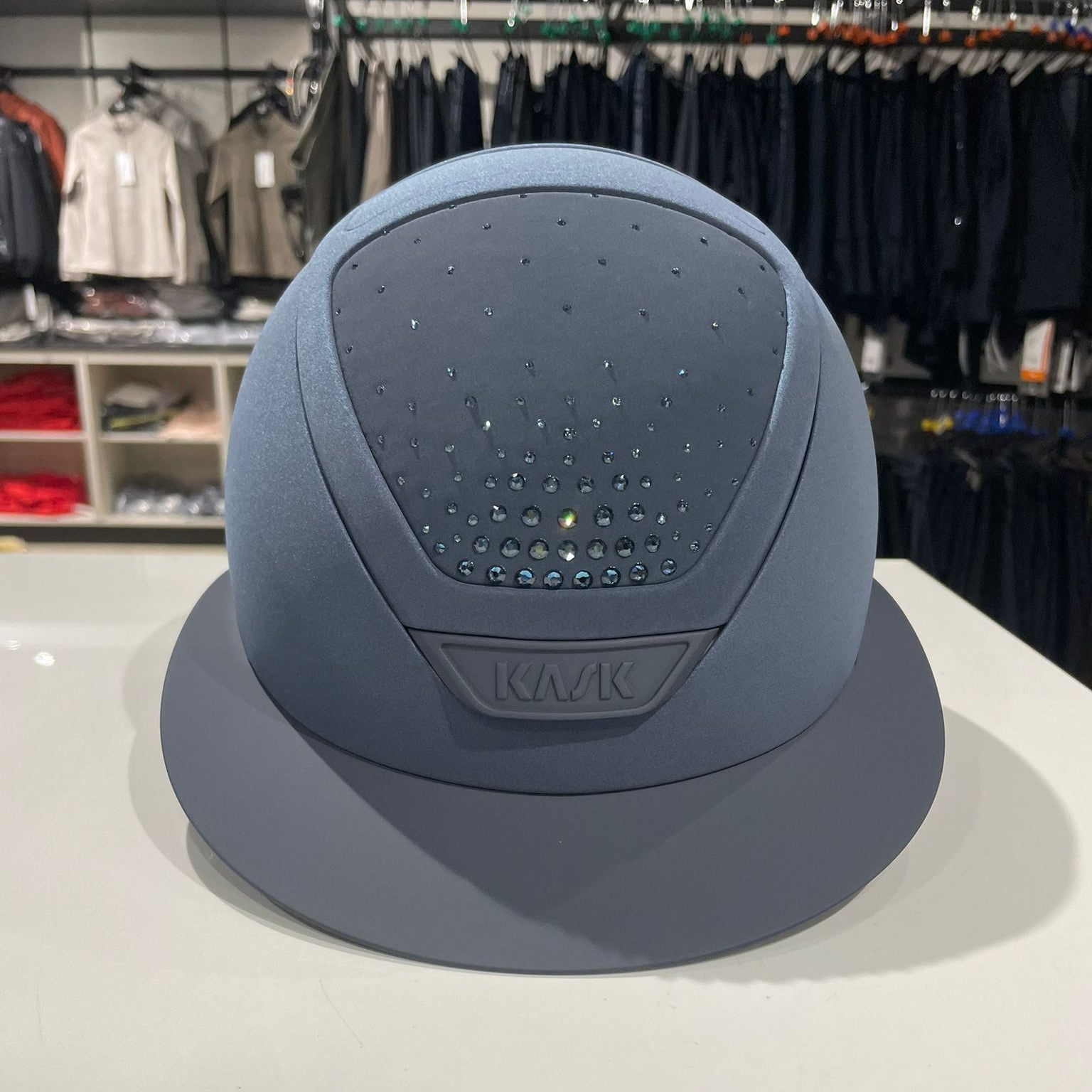 Kask Star Lady Hunter Navy with Montana Swarvoski Passage L - K714