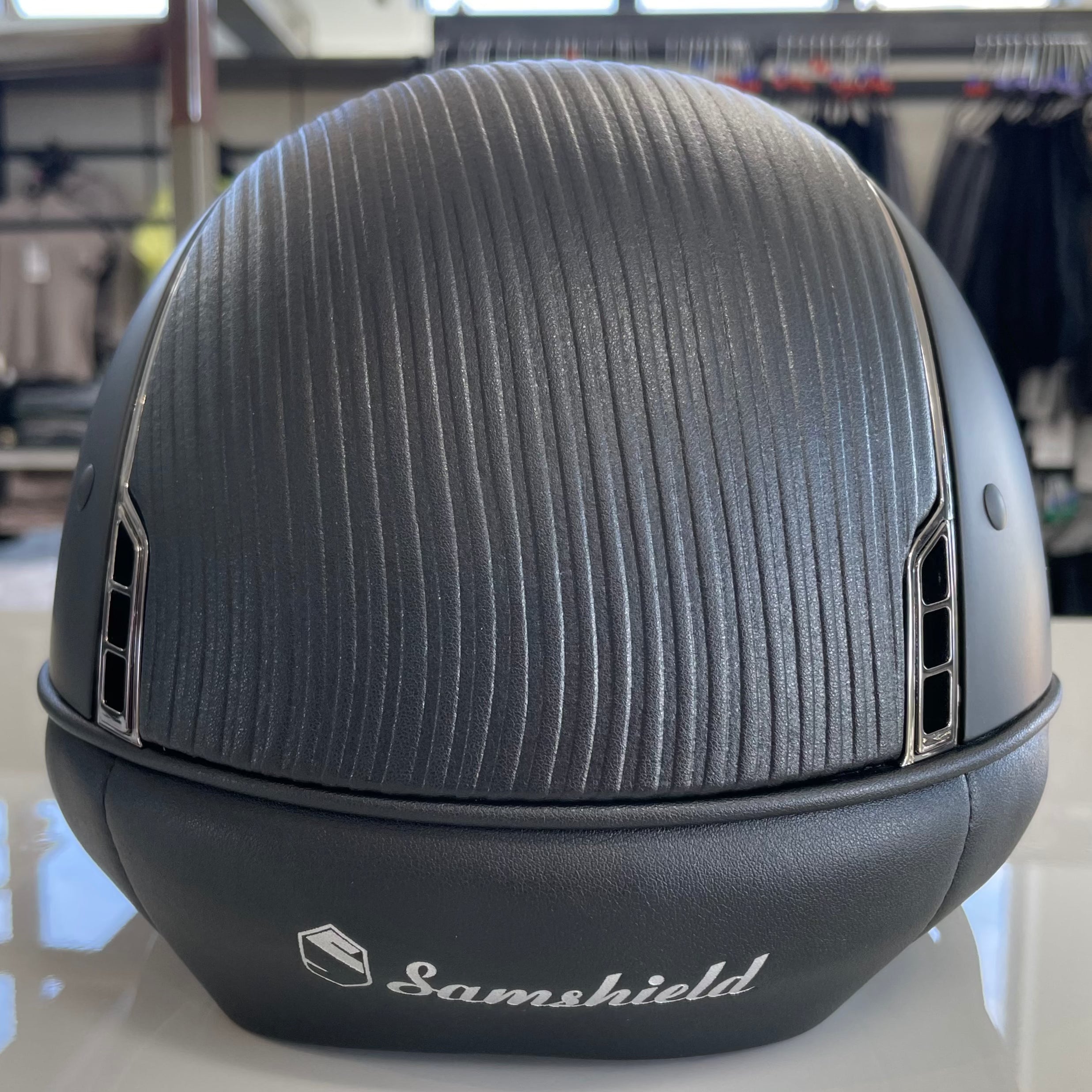 Samshield Shadowmatt 1.0 Leather top Black- in stock and ready to ship!