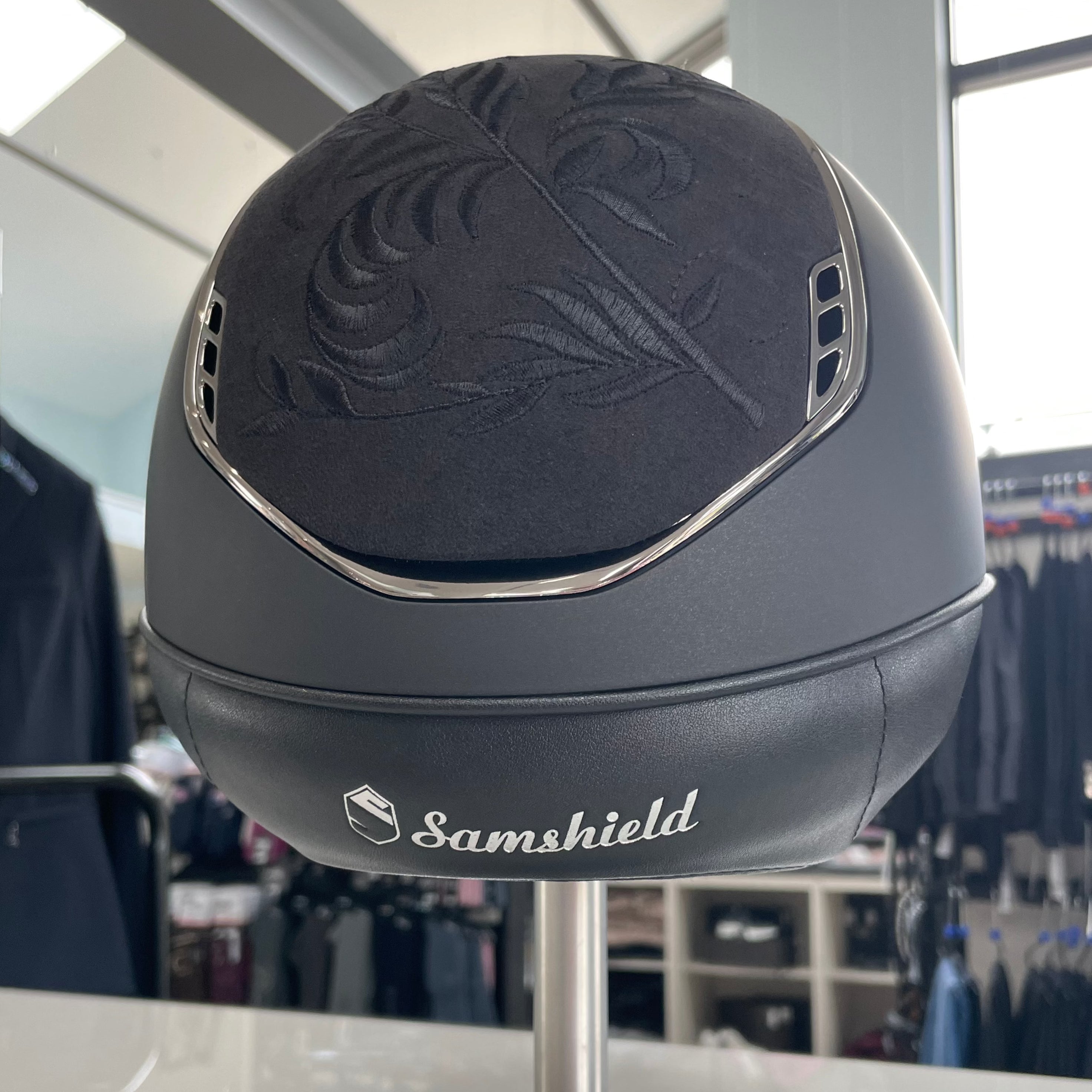 Samshield Shadowmatt Black flower embriodery 2.0 M- in stock and ready to ship!