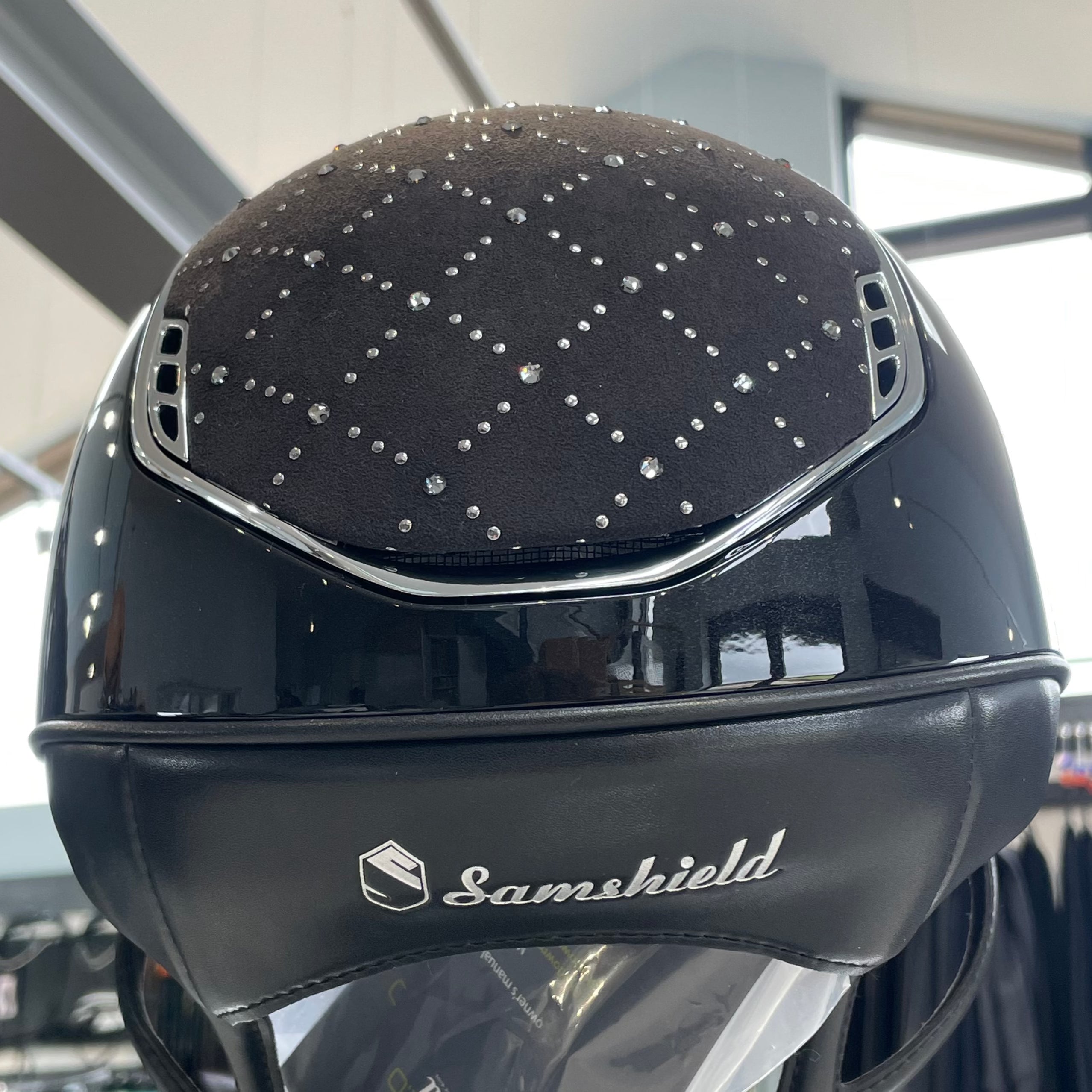 Samshield MissShield Black with Lozenge crystal and swarovski  2.0 M- in stock and ready to ship!