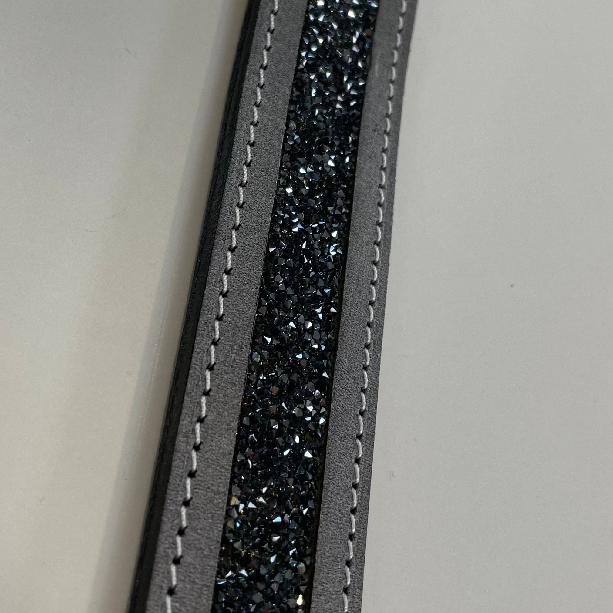 Otto Schumacher Grey fine crystal Belt 95cm- in stock and ready to wear!