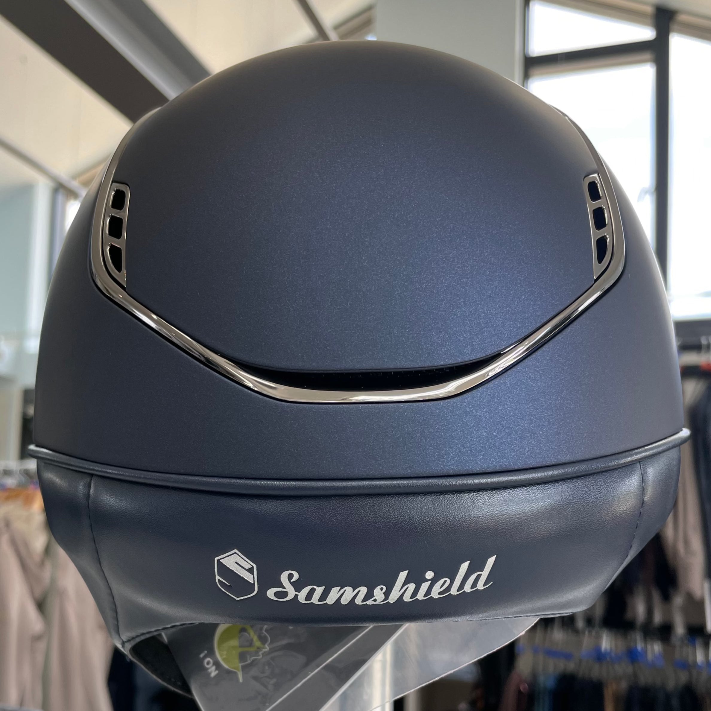 Samshield MissShield Blue with paradise shine badge and frontal band 2.0 (all sizes available)- in stock and ready to ship!