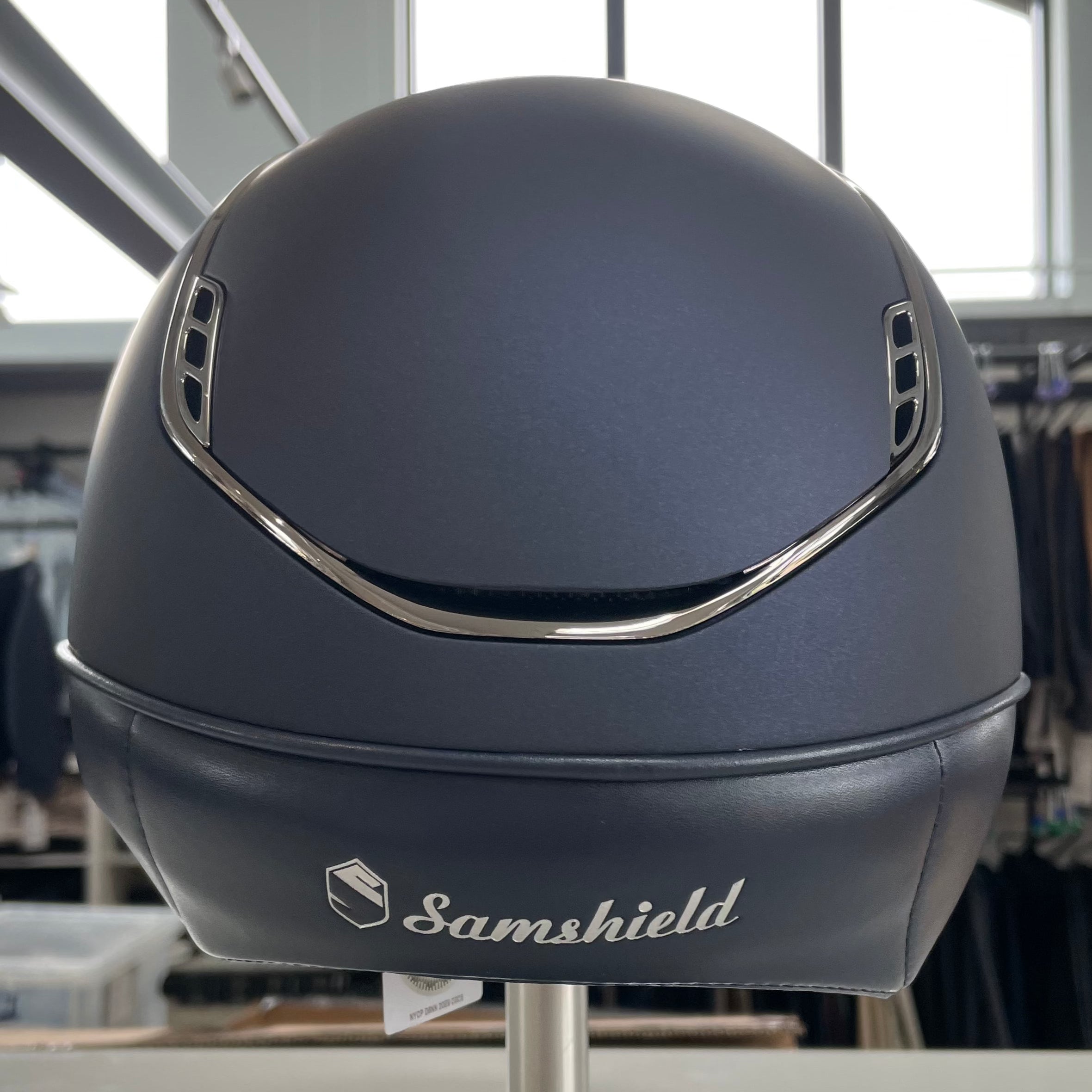 Samshield MissShield 2.0 Blue with ocean depth badge and frontal band M- in stock and ready to ship!
