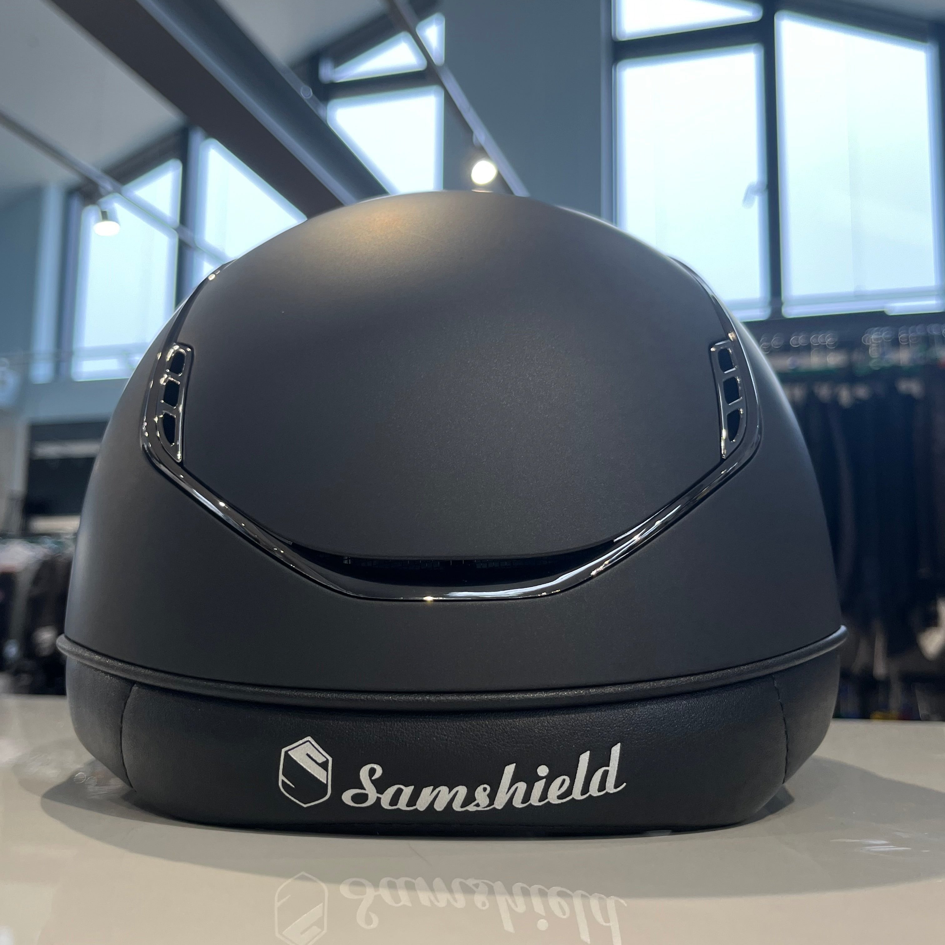 Samshield Miss Shield Black with black 5 front crystals- in stock and ready to ship!