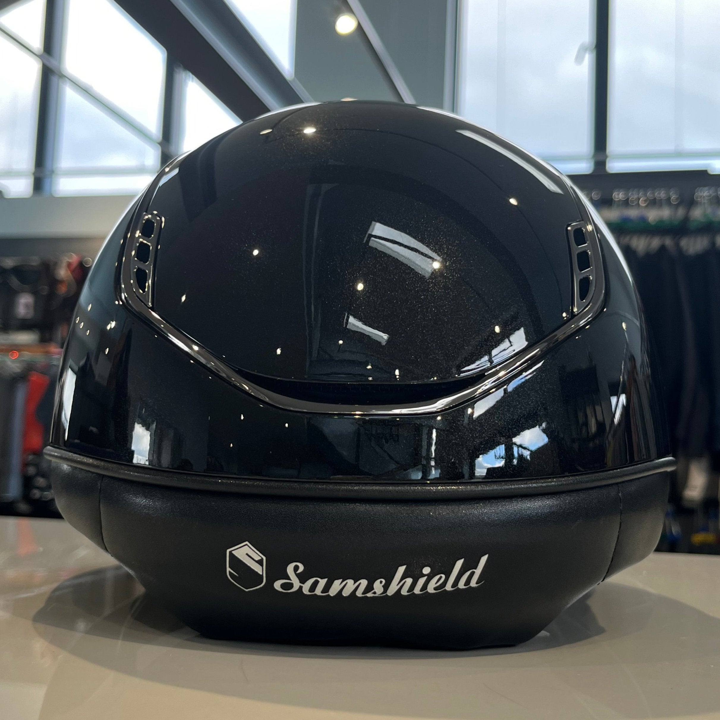 Samshield MissShield 2.0 Black glossy with black crystals in stock ready to ship!