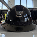 Samshield Miss Shield 2.0 Black Glossy with Cherry Blossom top and frontal band- M