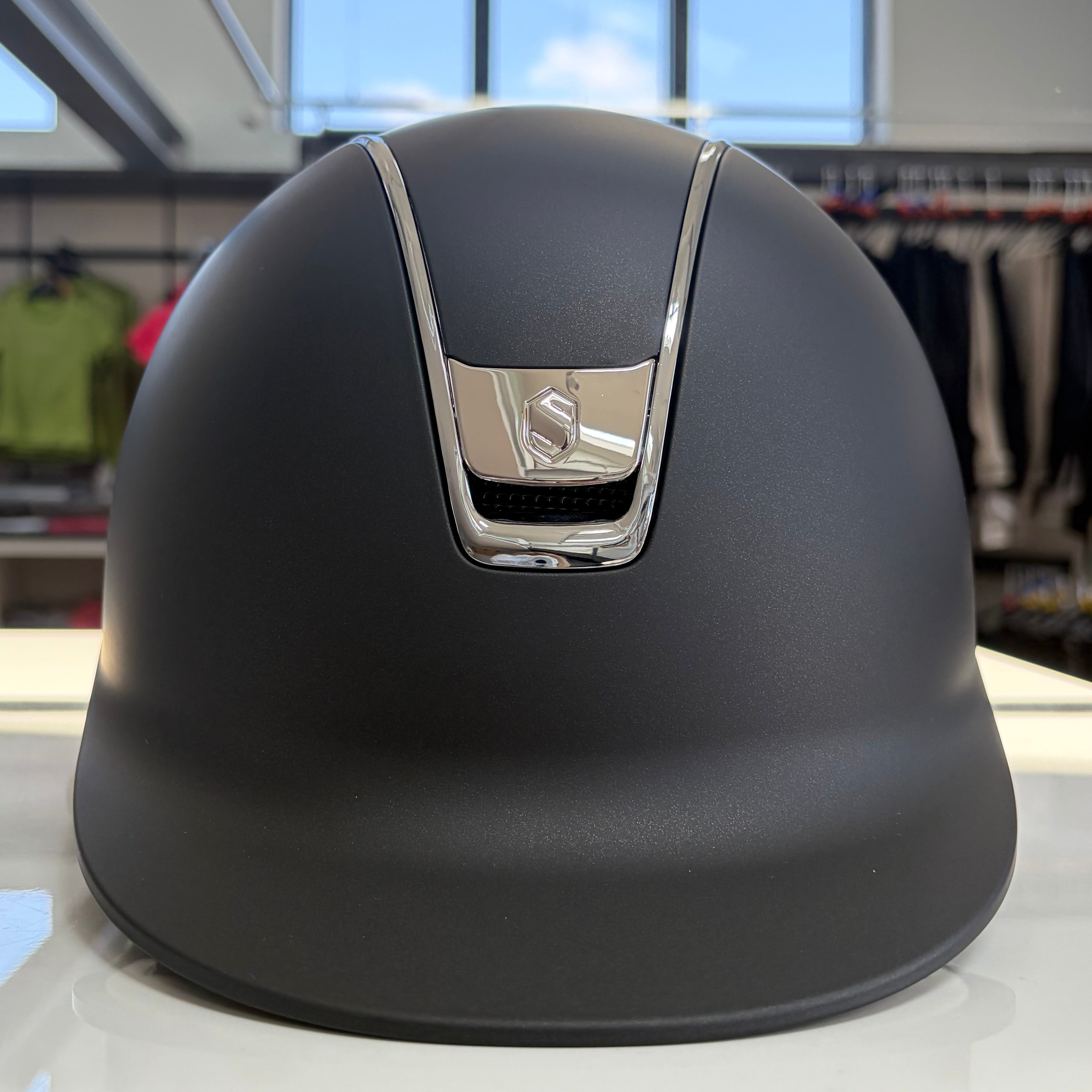 Samshield Shadowmatt 2.0 Black with chrome trim- L