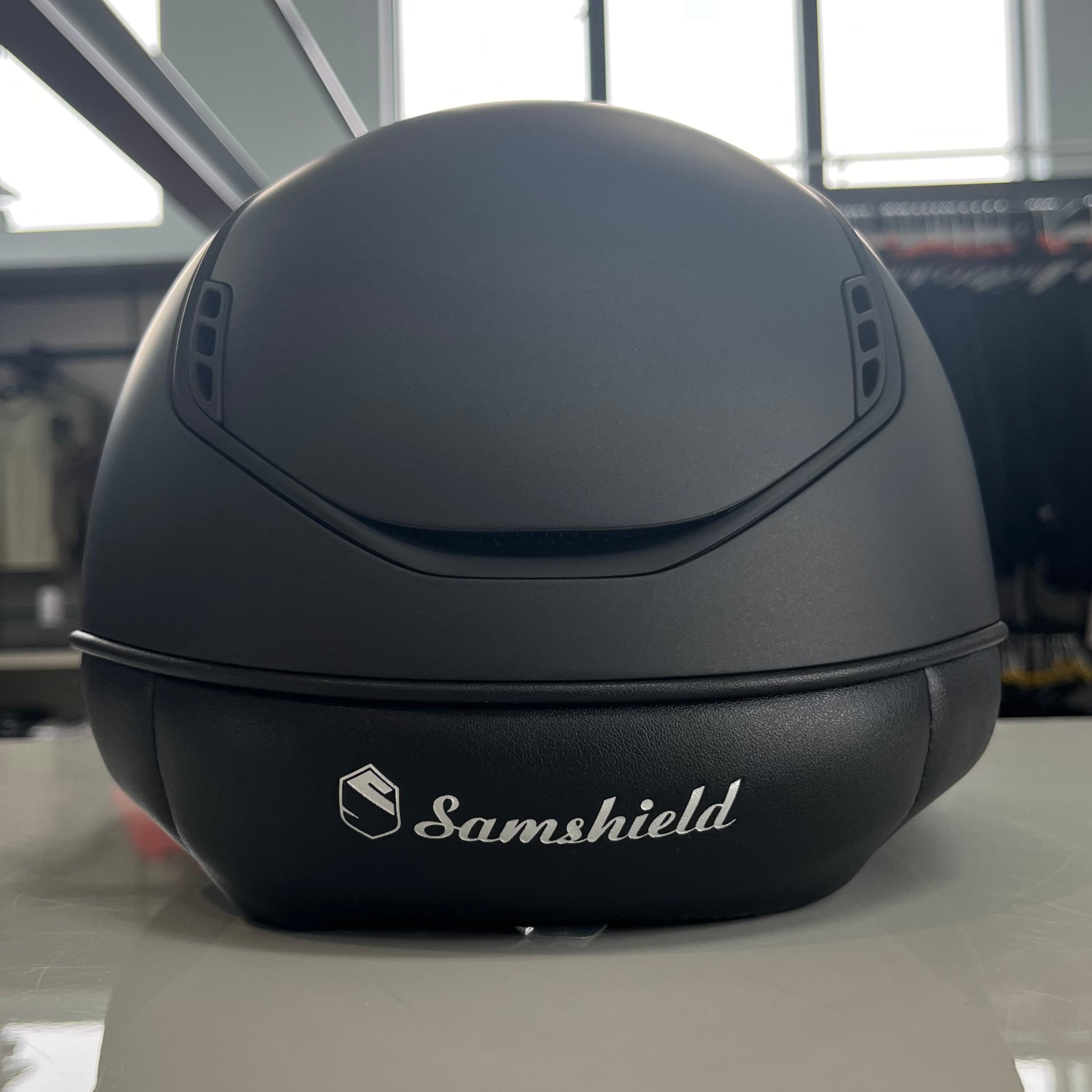 Samshield 2.0 Miss Shield Darkline Black with 5 front black crystals M- in stock and ready to ship!