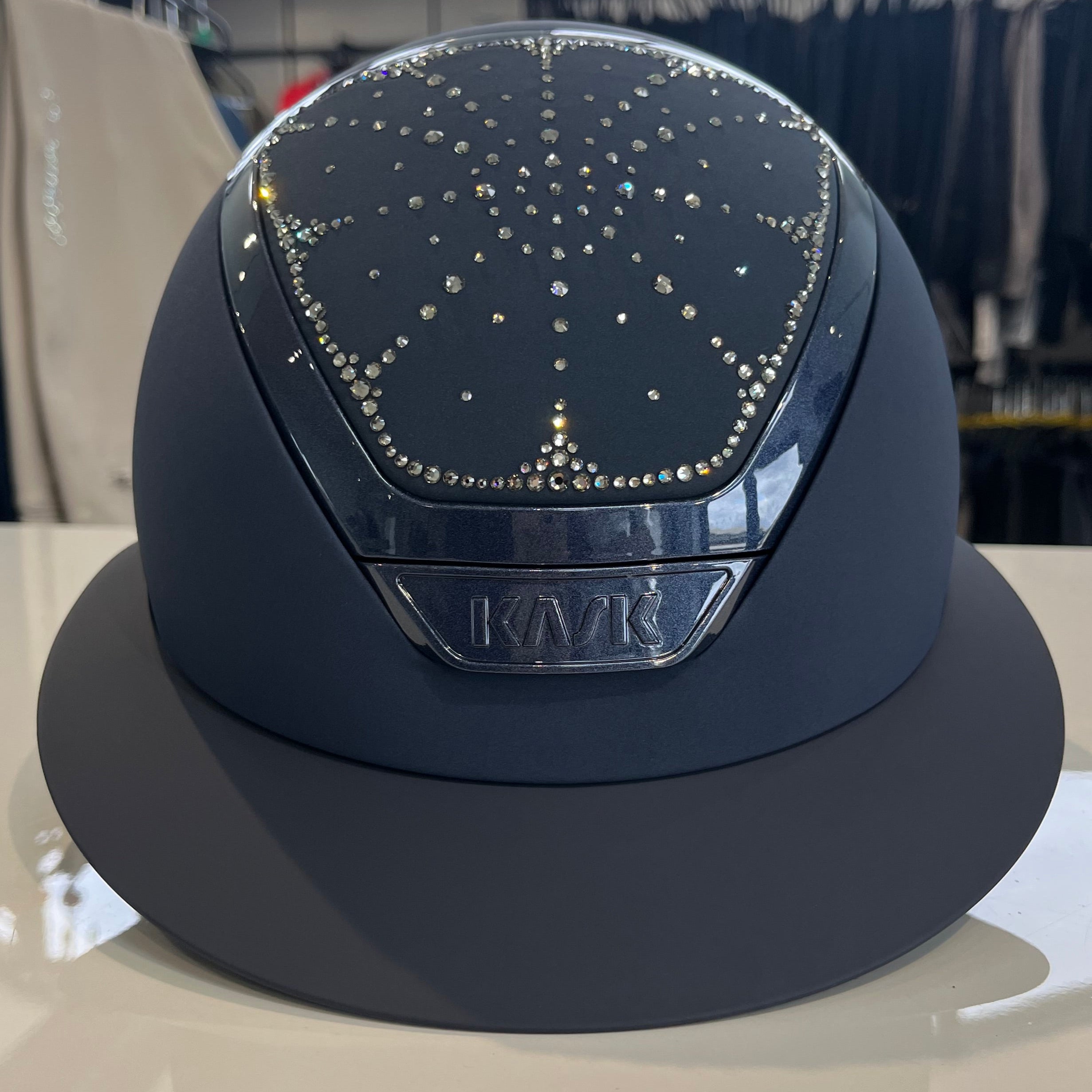 Kask Star Lady Chrome Navy with Riviera S- in stock and ready to ship!