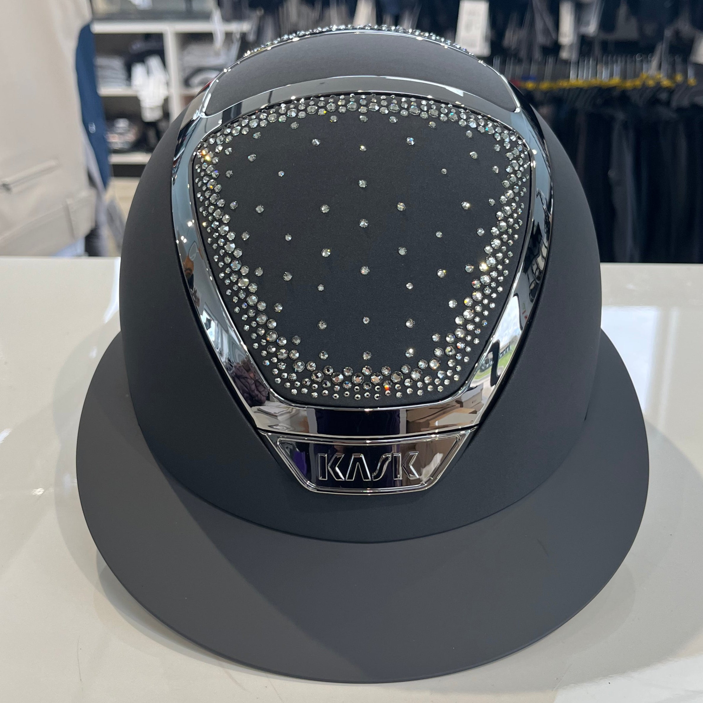 Kask Star Lady Chrome Black with In-Out Diamond M- in stock and ready to ship!