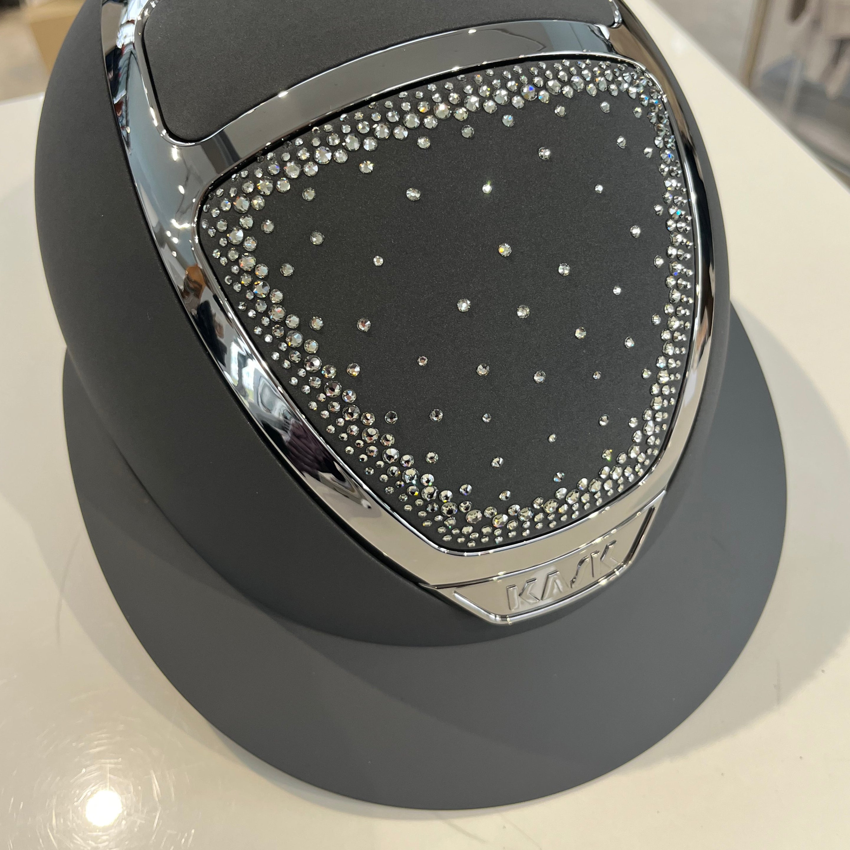 Kask Star Lady Chrome Black with In-Out Diamond M- in stock and ready to ship!