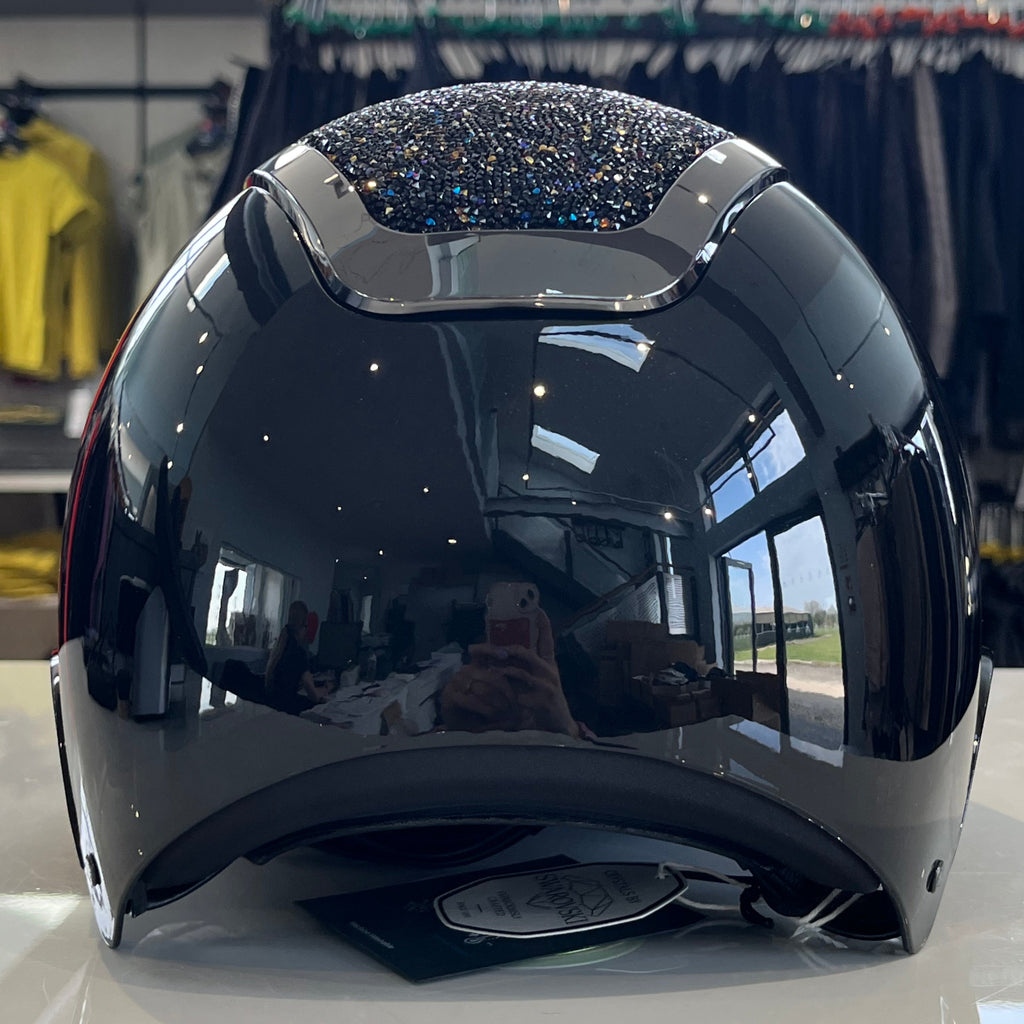 Kask Star Lady Pure Shine - Swarovski Midnight Black/Volcano M - KA3