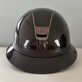 Samshield MissShield 2.0 Brown Glossy with black chrome and swarovski rose gold badge NEW