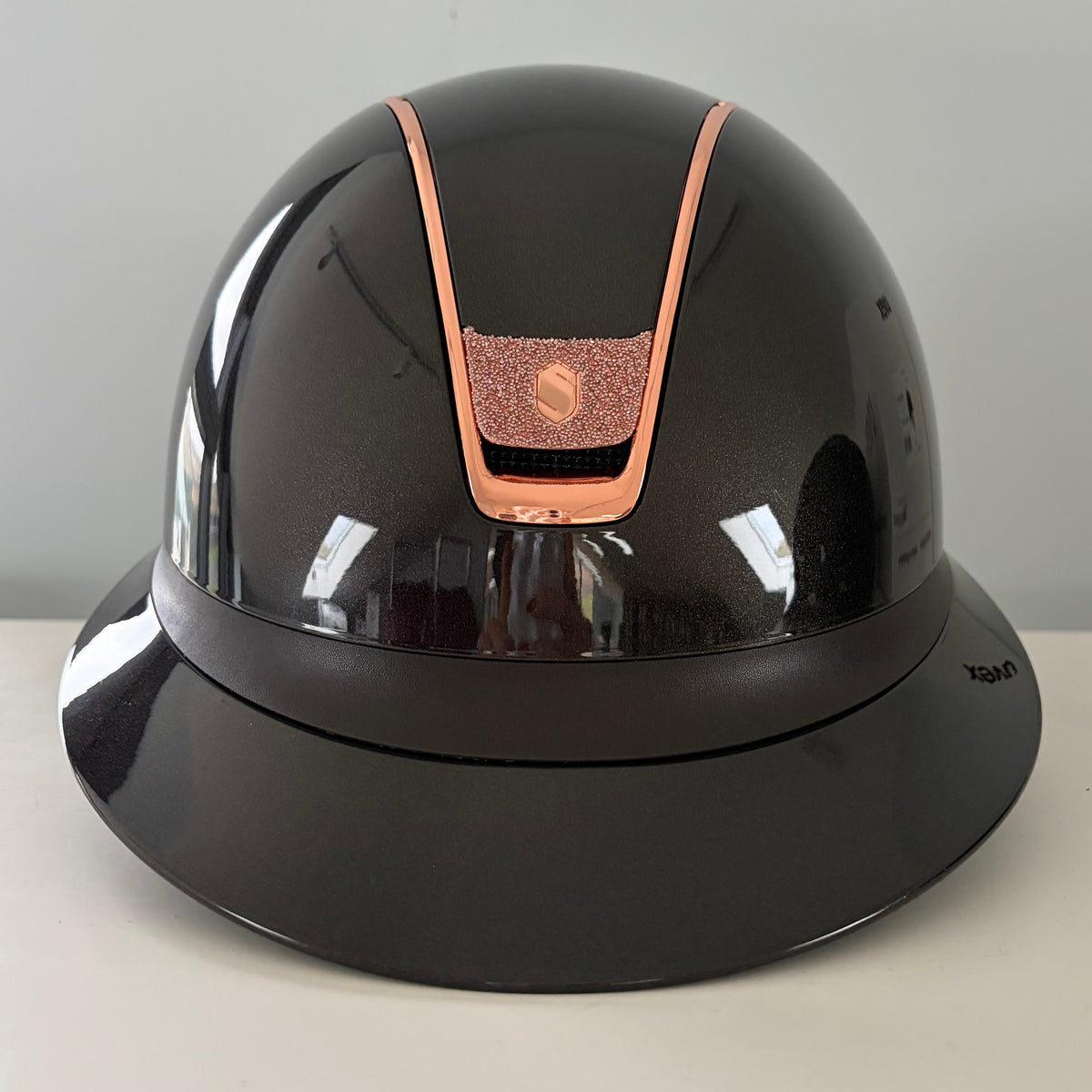 Samshield MissShield 2.0 Brown Glossy with rosegold trim and swarovski badge NEW